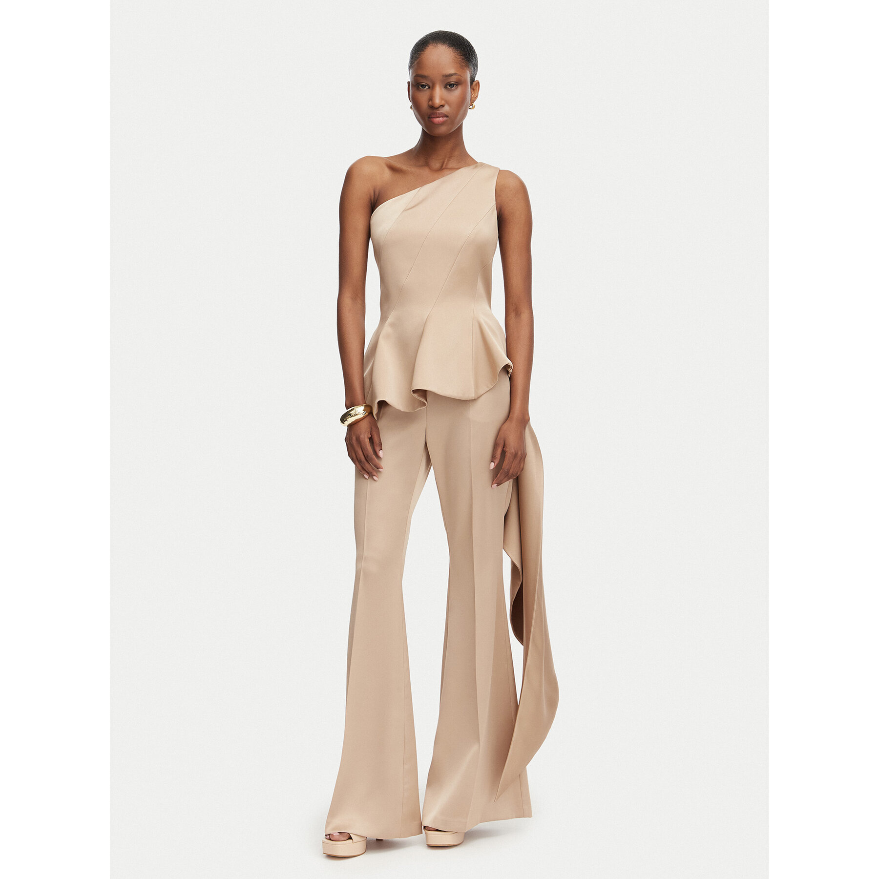 Babylon Top S00356 Beżowy Regular Fit