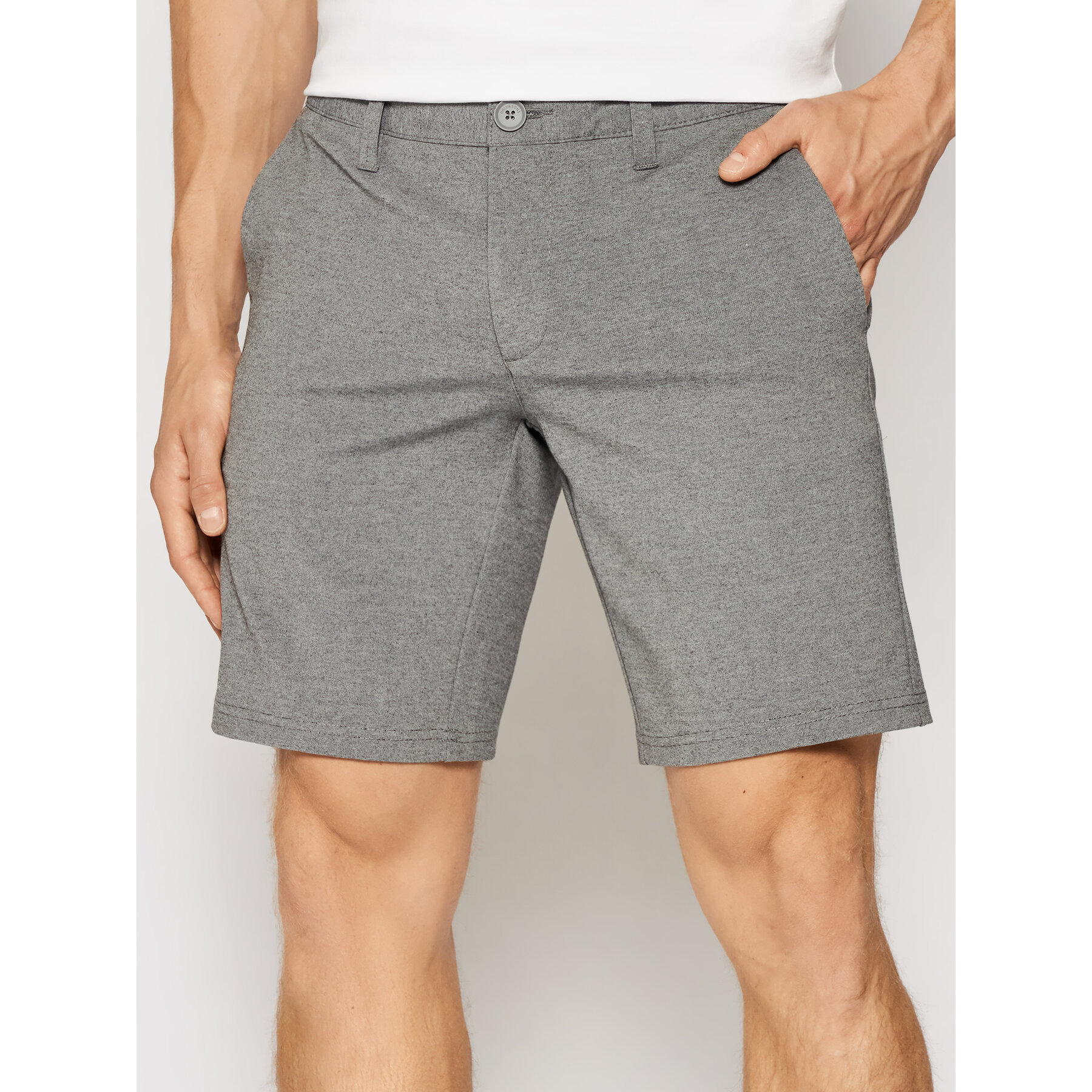 Only & Sons Szorty materiałowe Mark 22018667 Szary Regular Fit