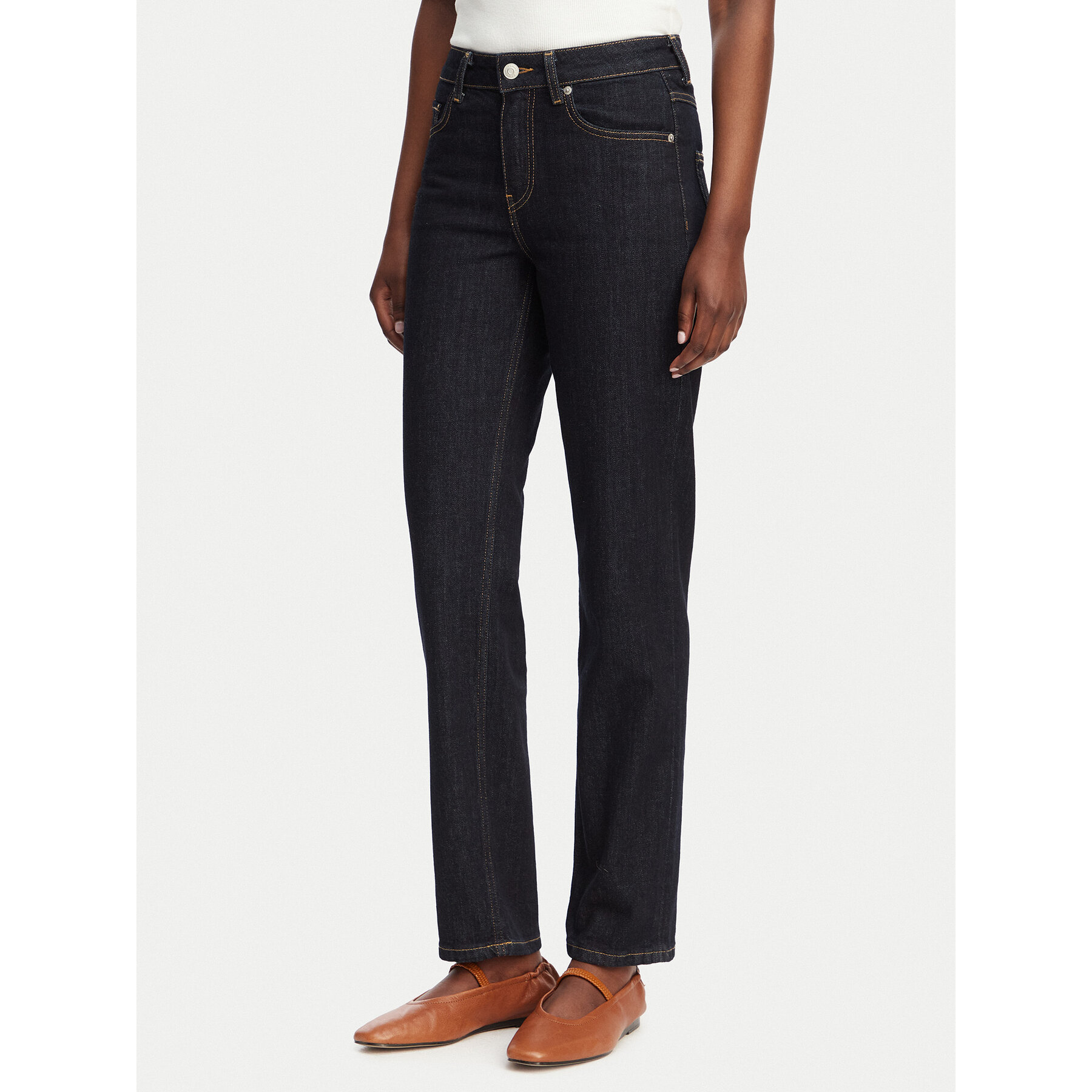 Tommy Hilfiger Jeansy Classic WW0WW42486 Granatowy Straight Fit