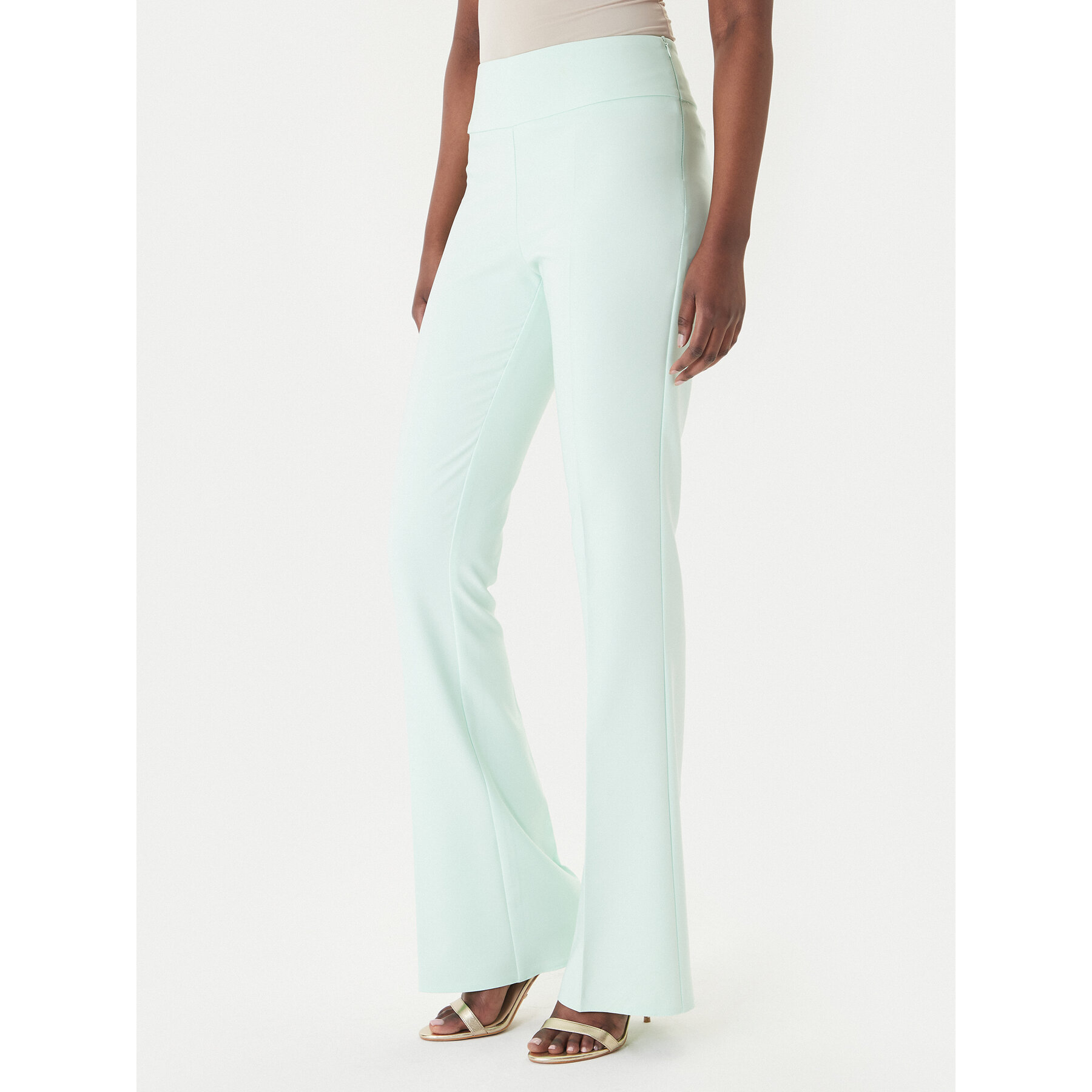 Rinascimento Spodnie materiałowe CFC0127876003 Zielony Slim Fit