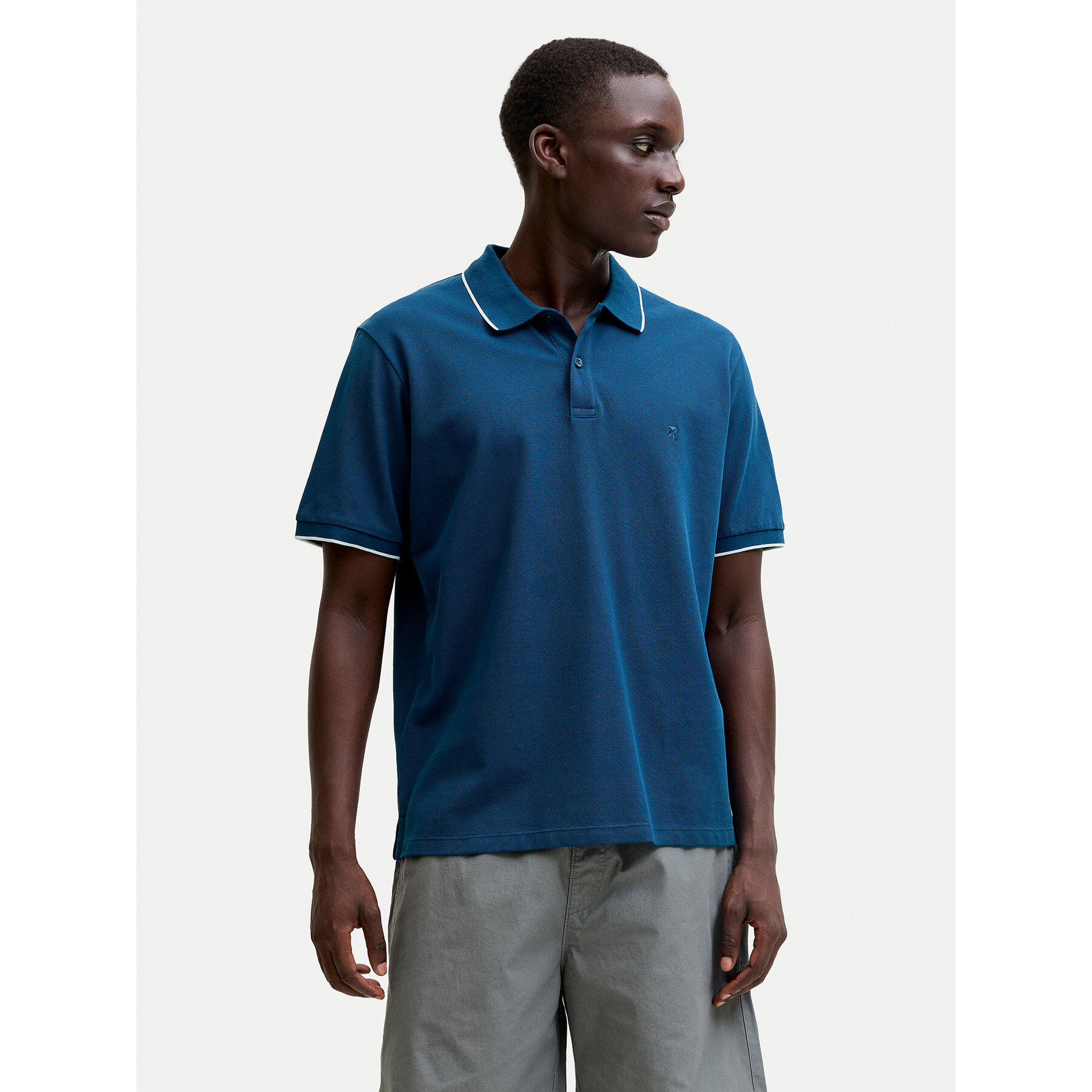 Jack & Jones Polo Blaweston 12297755 Granatowy Regular Fit