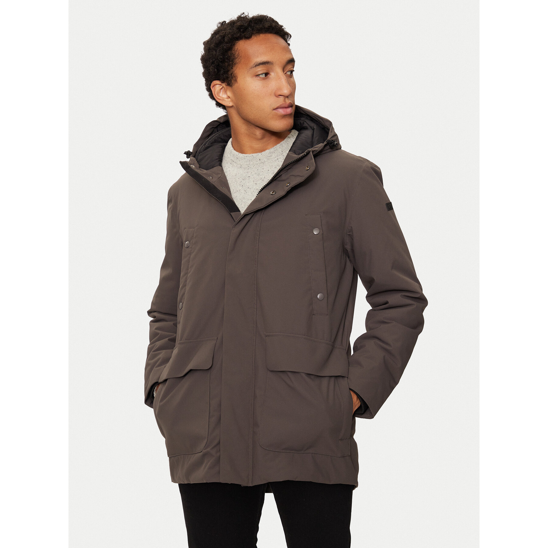 CMP Kurtka zimowa 34K0157 Brązowy Regular Fit