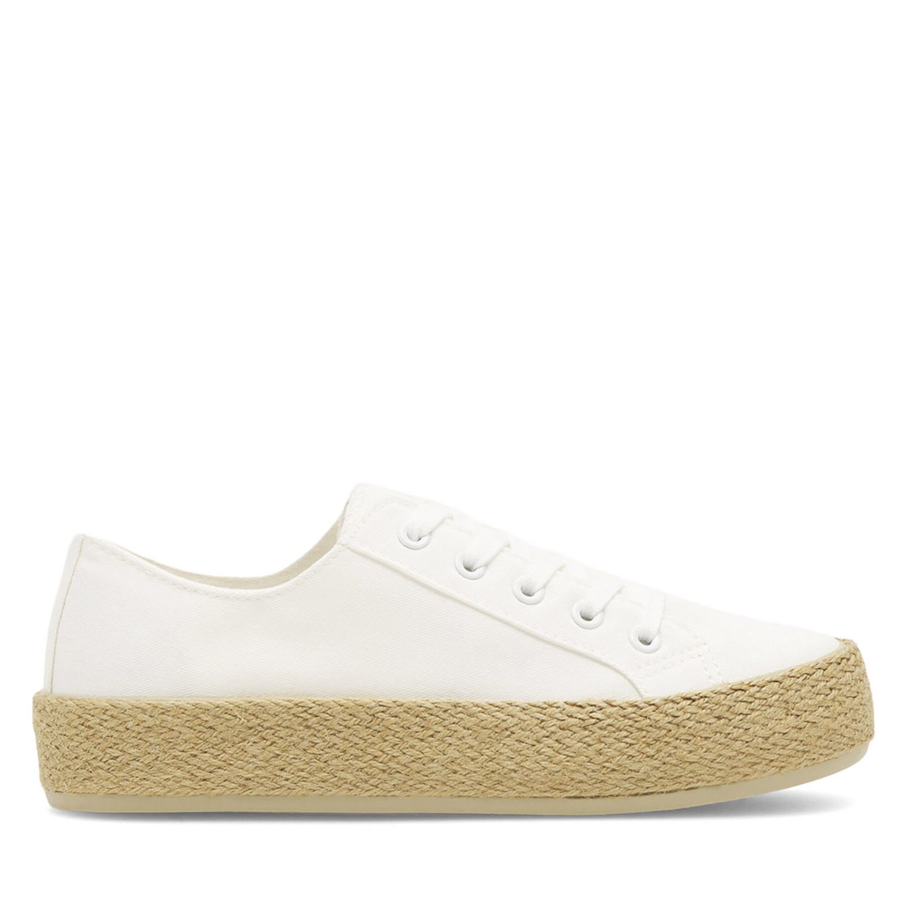 DeeZee Espadryle WS19130-3 Biały
