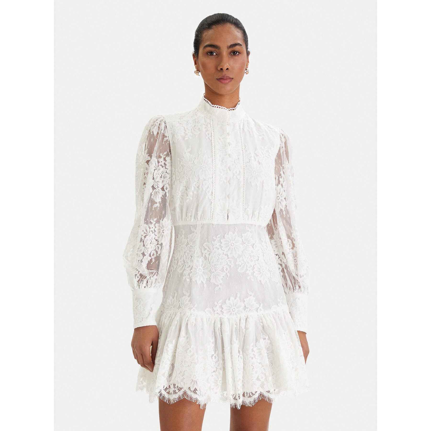 Bardot Sukienka koktajlowa Olessia 60268DB Écru Regular Fit