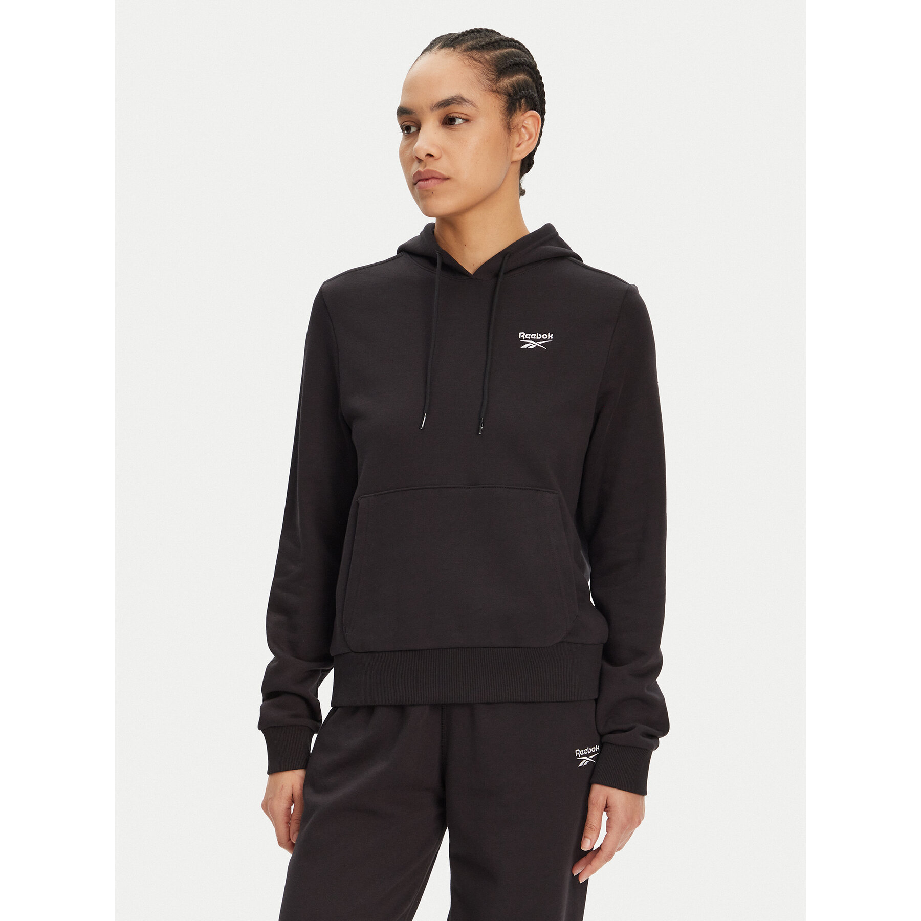 Reebok Bluza 100071947 139-18-00 Czarny Regular Fit