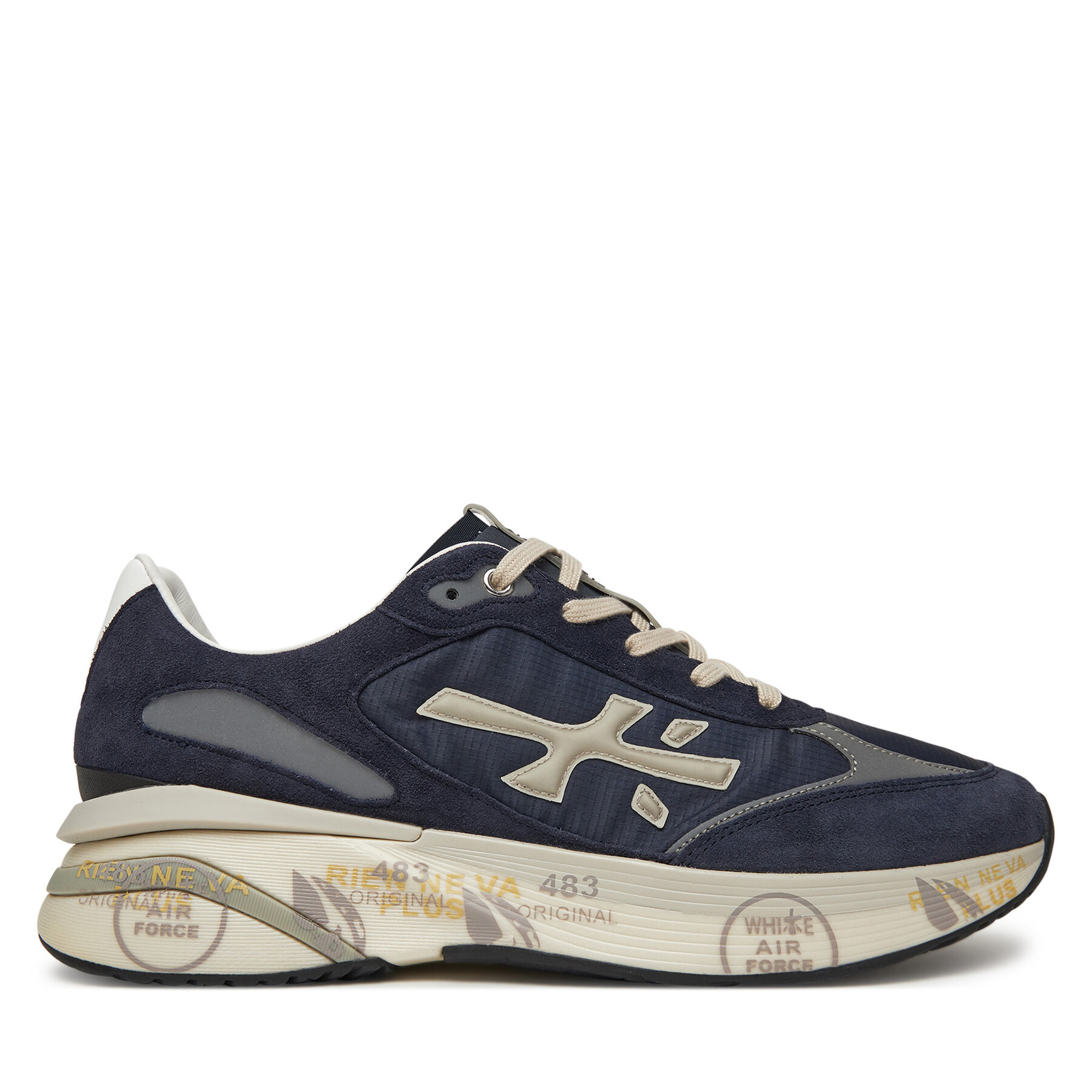 Premiata Sneakersy MOERUN VAR 7306 Granatowy