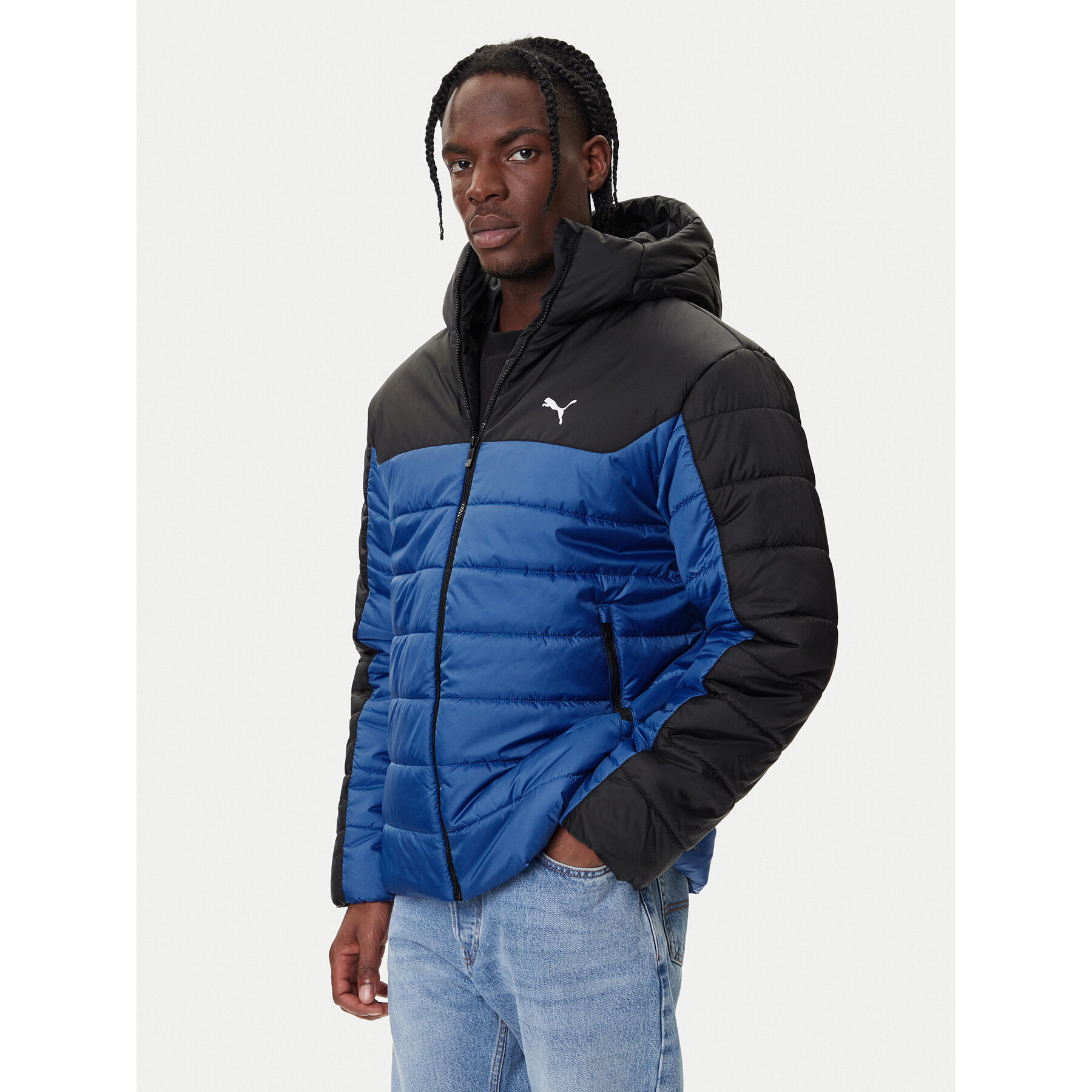 Puma Kurtka zimowa Ess 685211 13 Niebieski Regular Fit