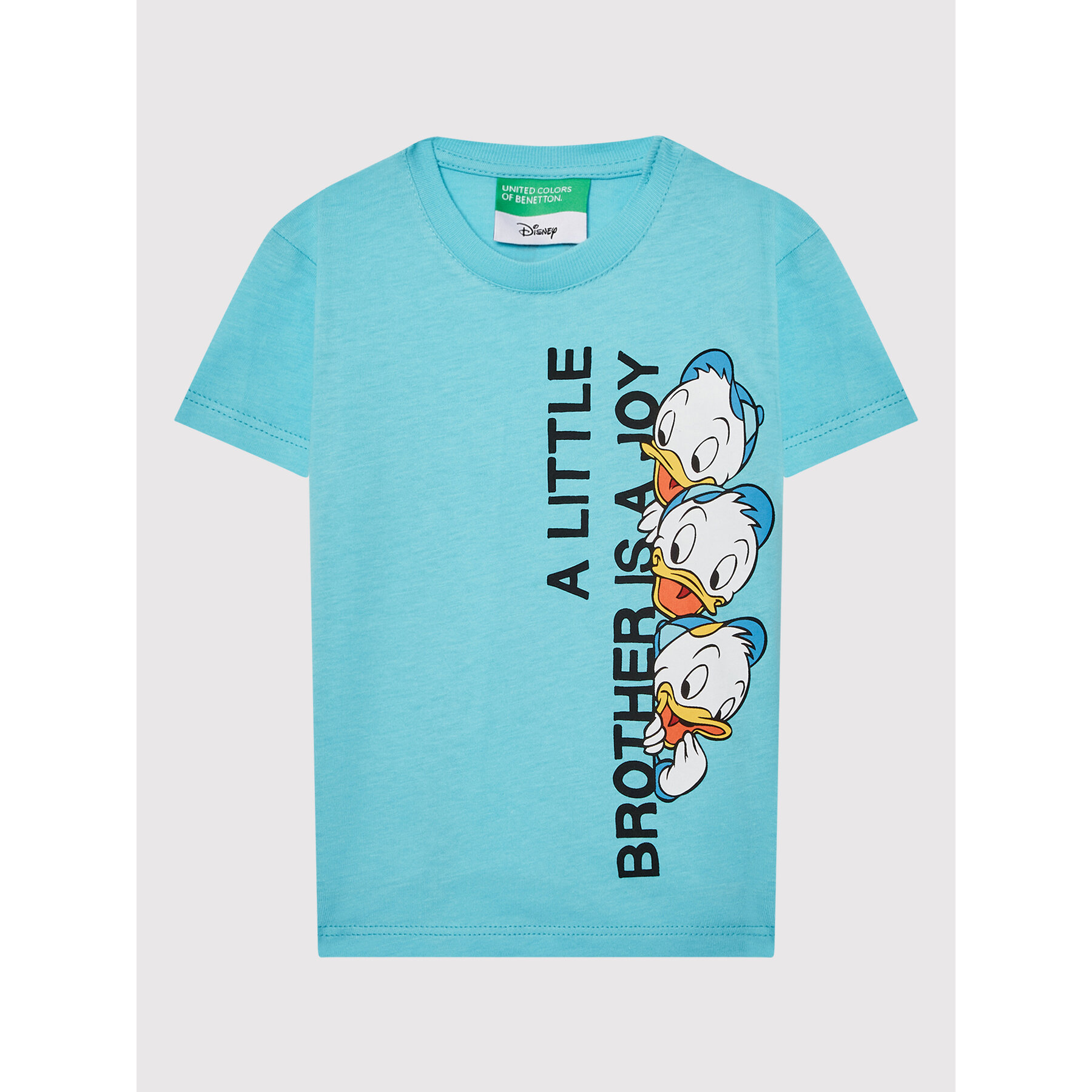 United Colors Of Benetton T-Shirt 3096G103I Niebieski Regular Fit