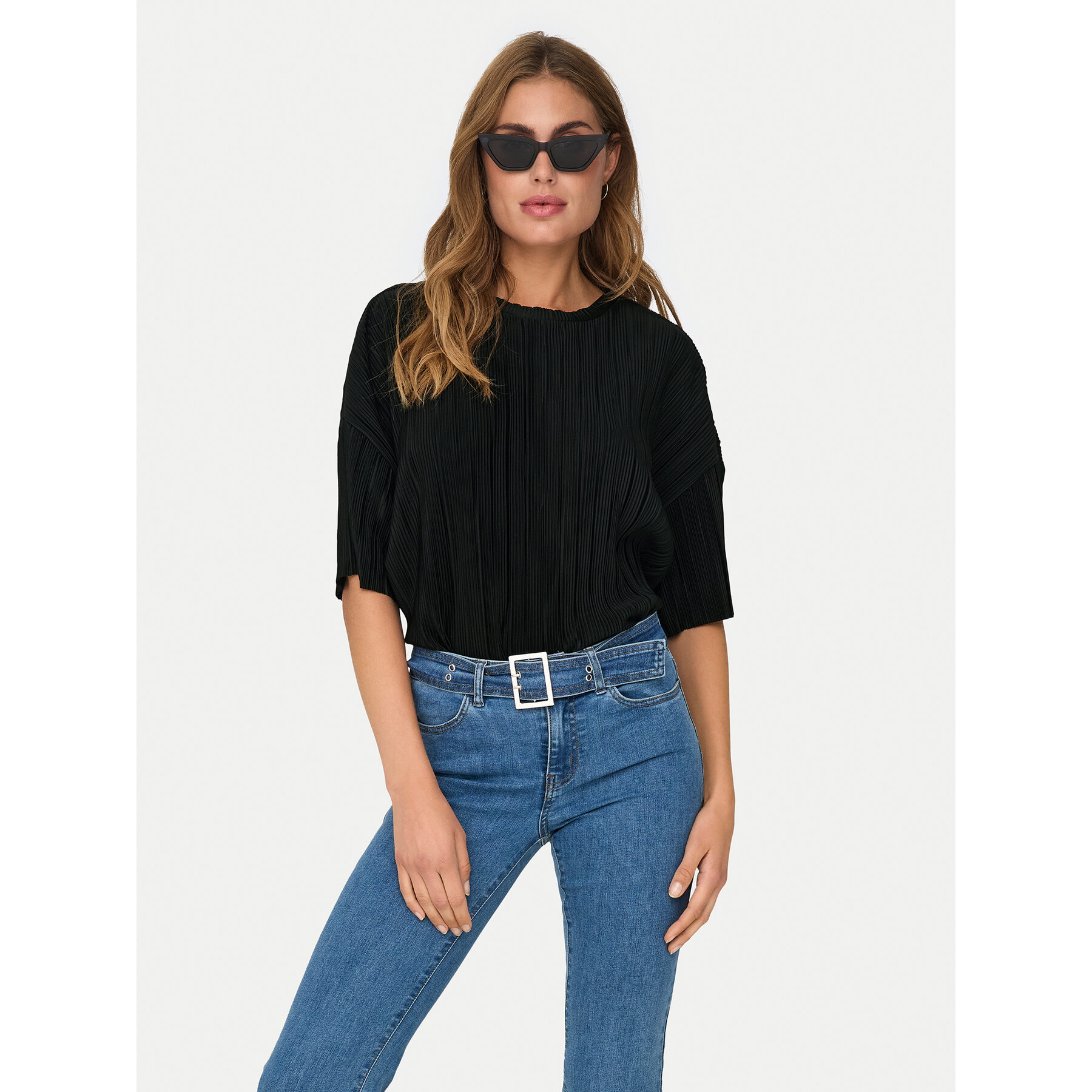 ONLY Bluzka Ravenna 15318506 Czarny Regular Fit