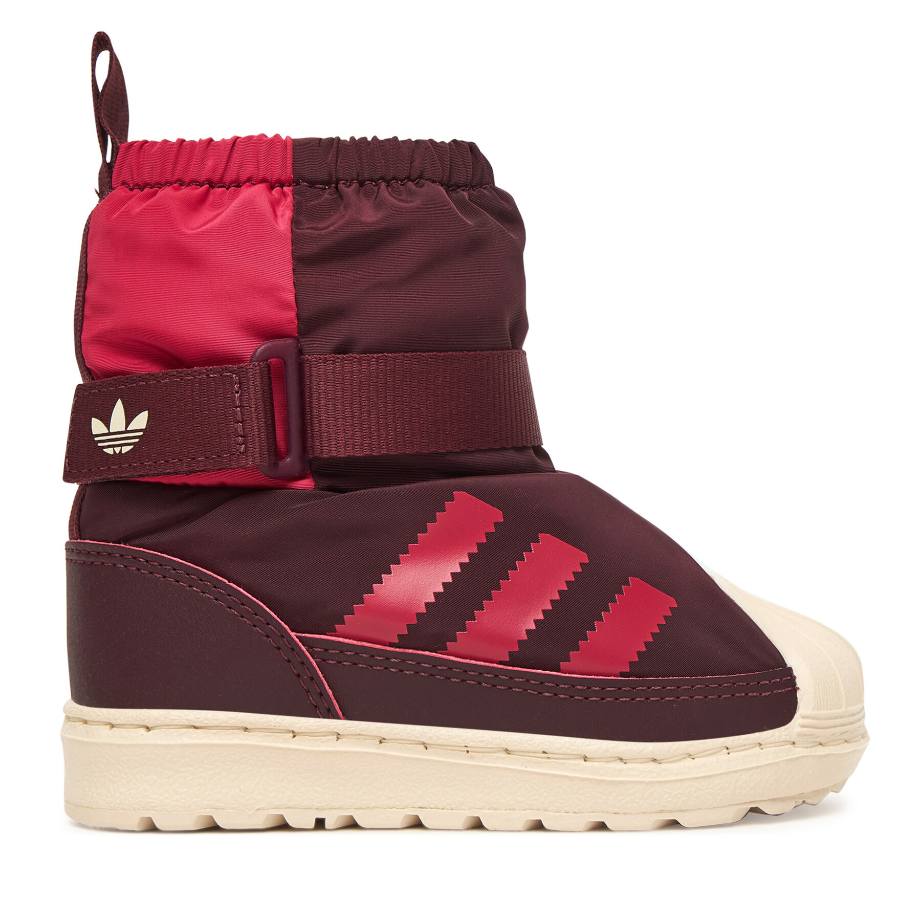 adidas Śniegowce Superstar 360 Boot JR5805 Bordowy