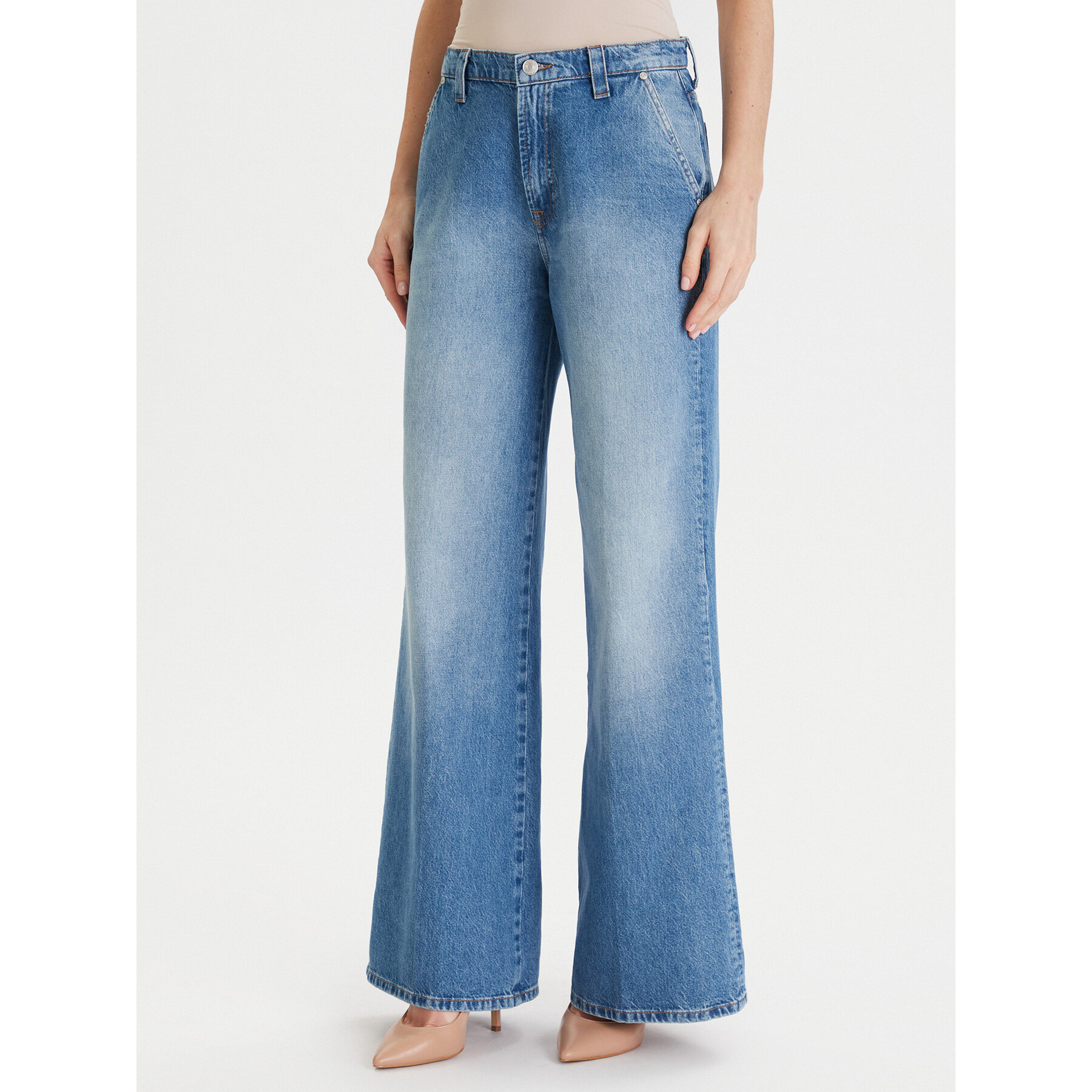 JOOP! Jeansy 58 251DT58Evi 30047814 Niebieski Wide Leg