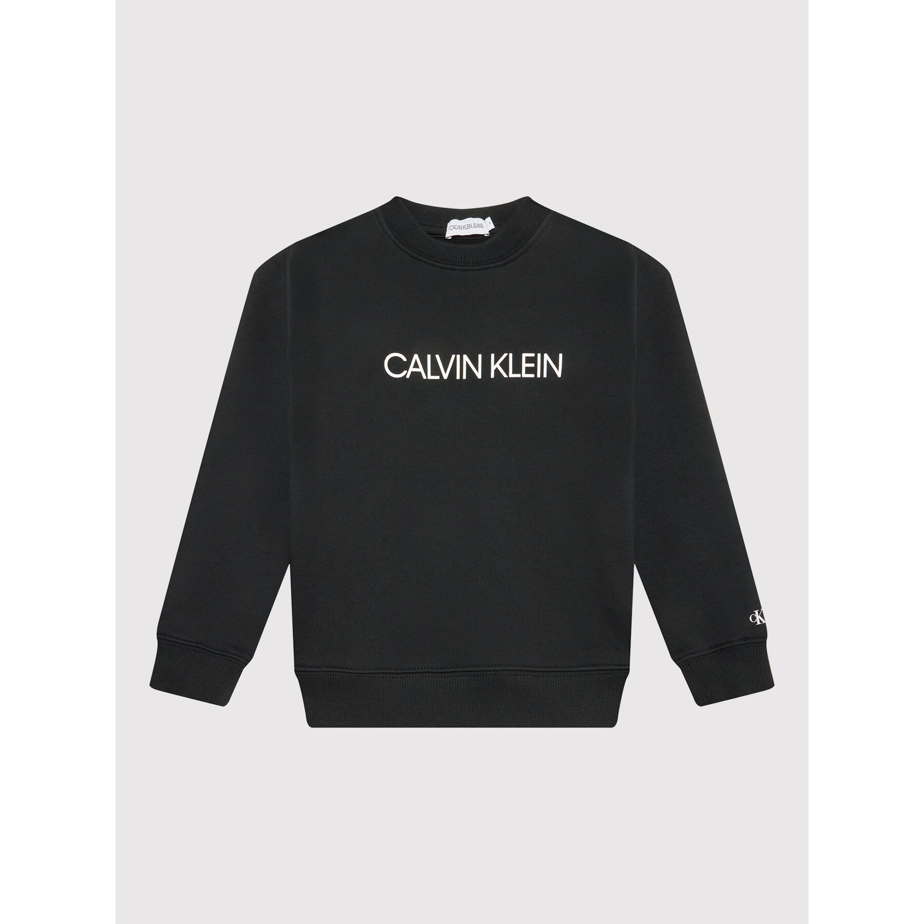 Calvin Klein Jeans Bluza Unisex Institutional Logo IU0IU00162 Czarny Regular Fit