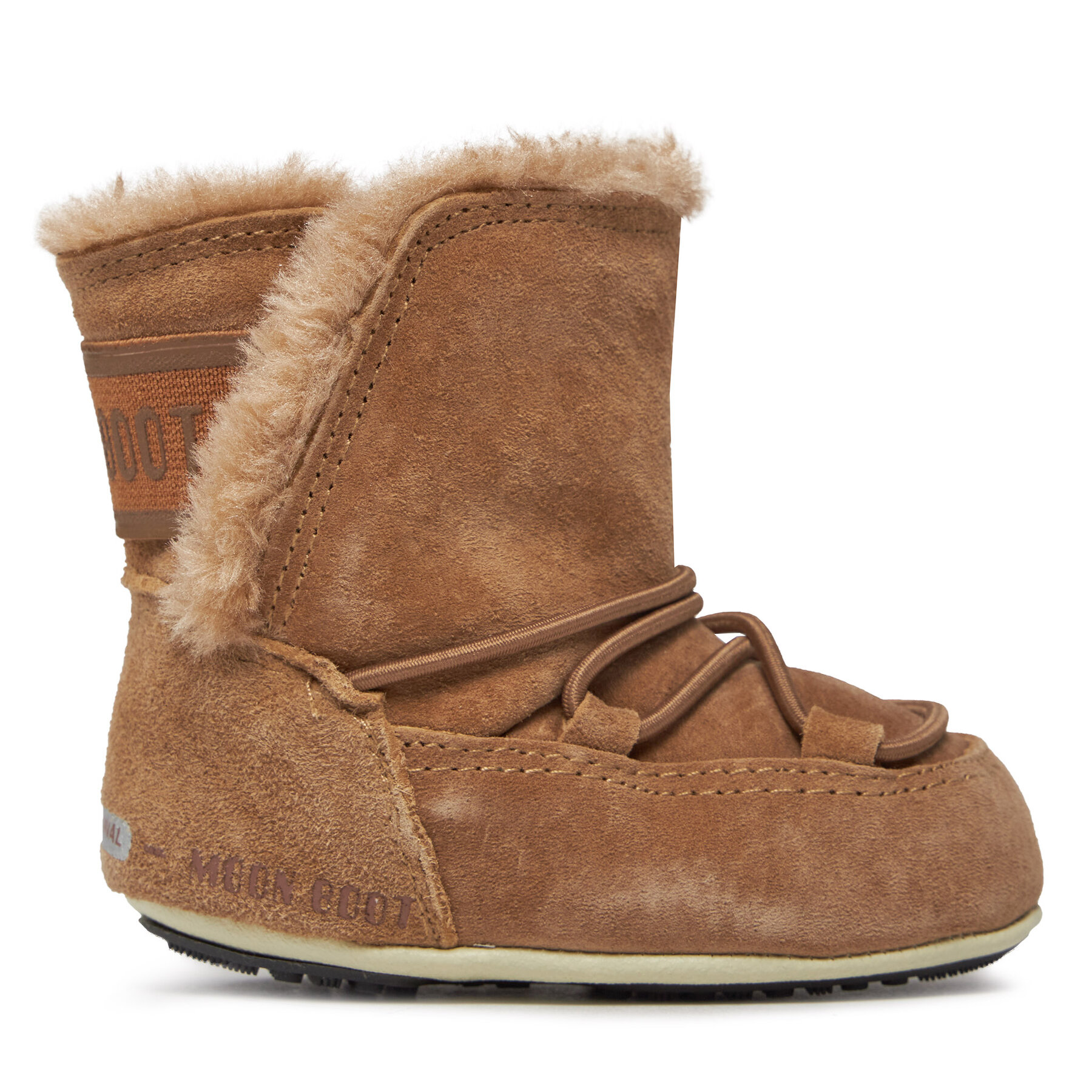 Moon Boot Śniegowce Crib Suede 34010300001 Brązowy