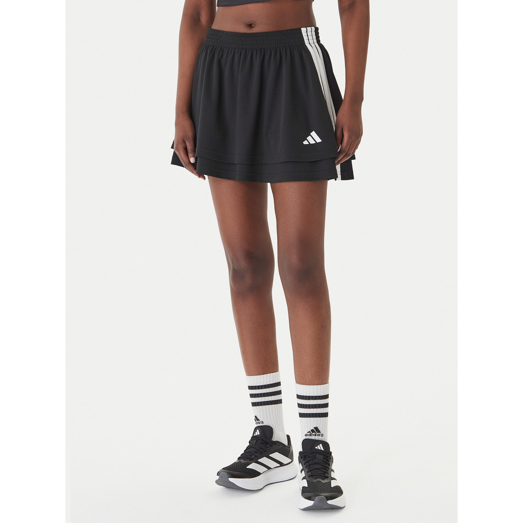 adidas Spódnica mini House Of Tiro JY7632 Czarny Regular Fit