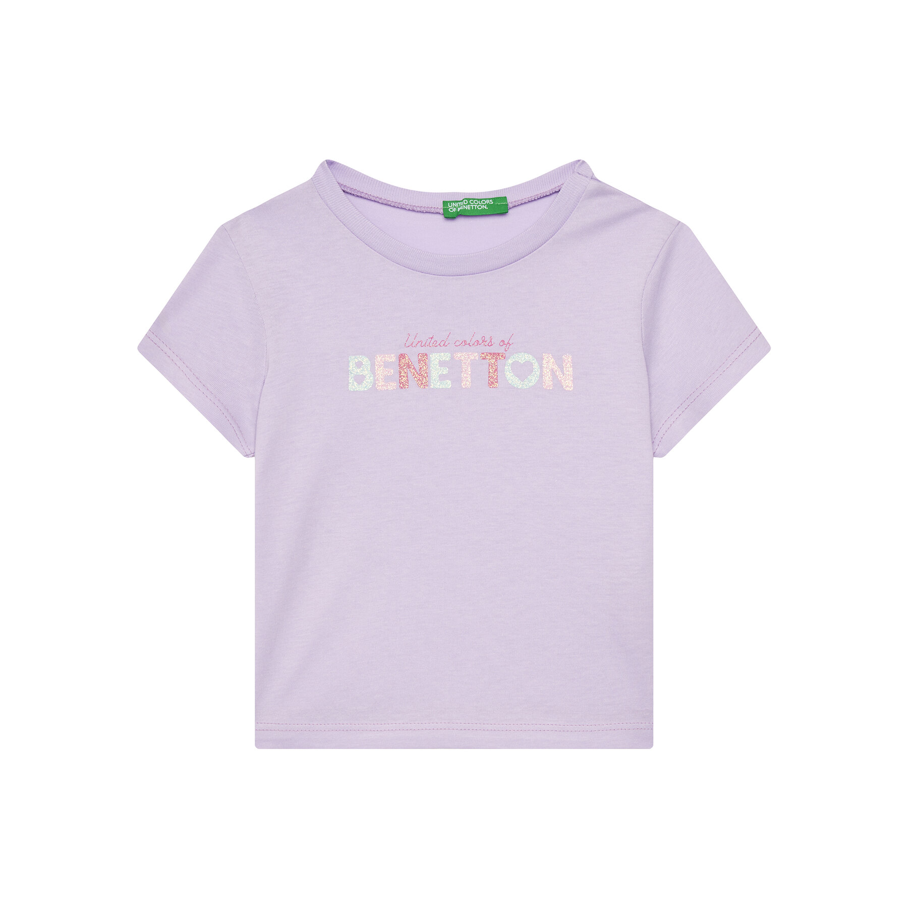 United Colors Of Benetton T-Shirt 3I1XG10HU Fioletowy Regular Fit