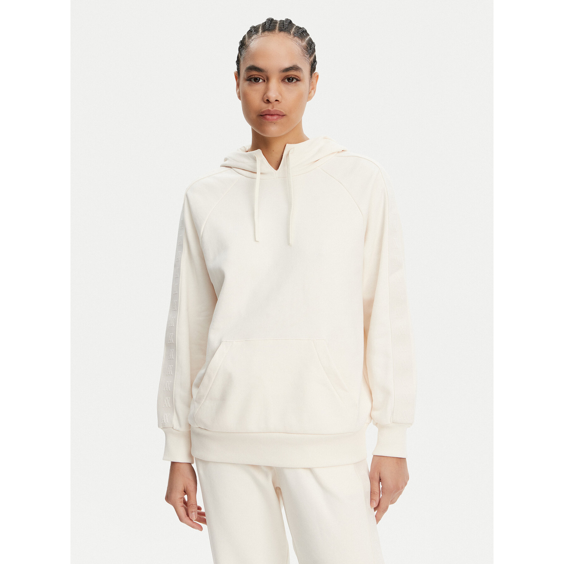 Armani Exchange Bluza XW000500 AF12804 U1003 Écru Regular Fit
