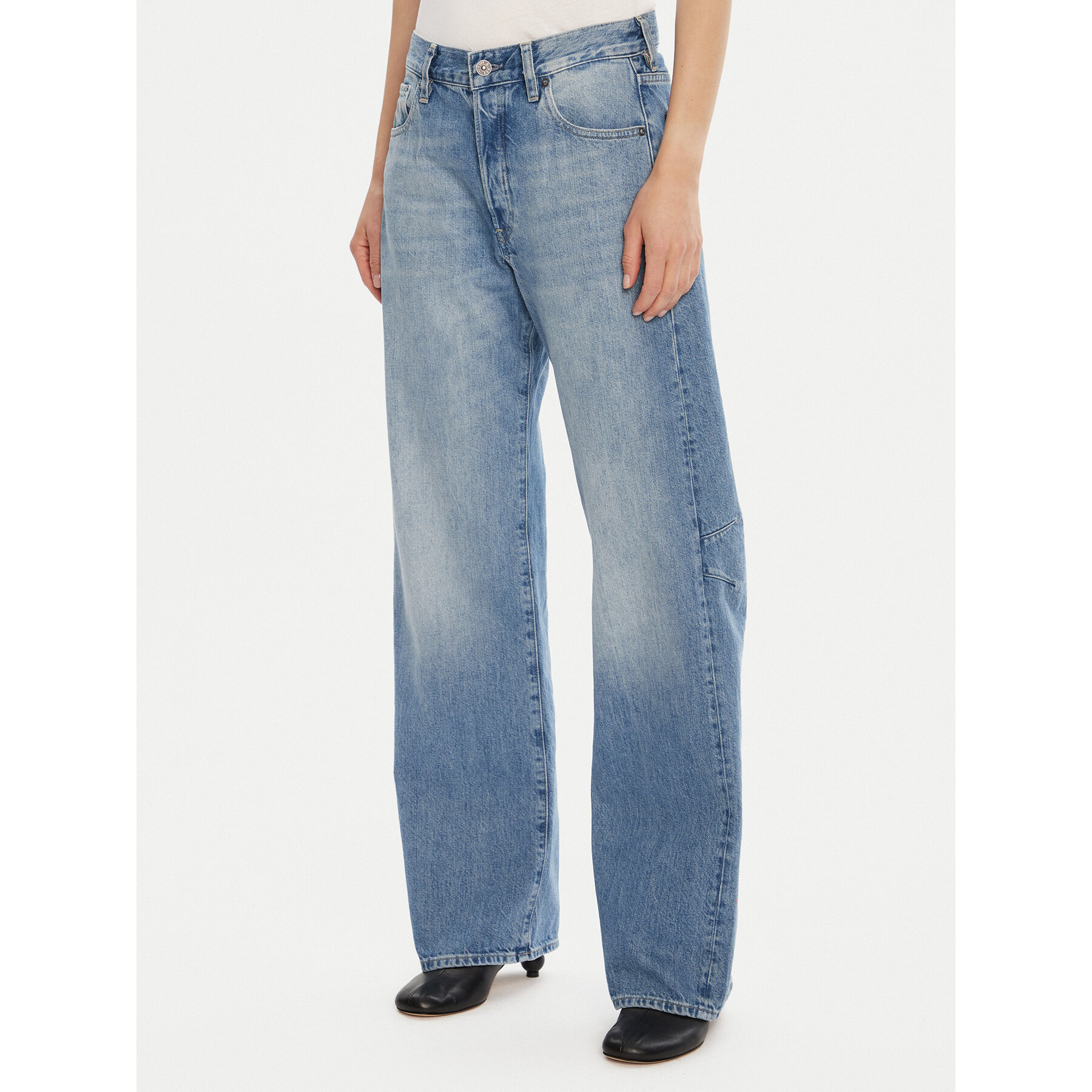 G-Star Raw Jeansy Bowey 3D D25372-E266 Niebieski Boyfriend Fit
