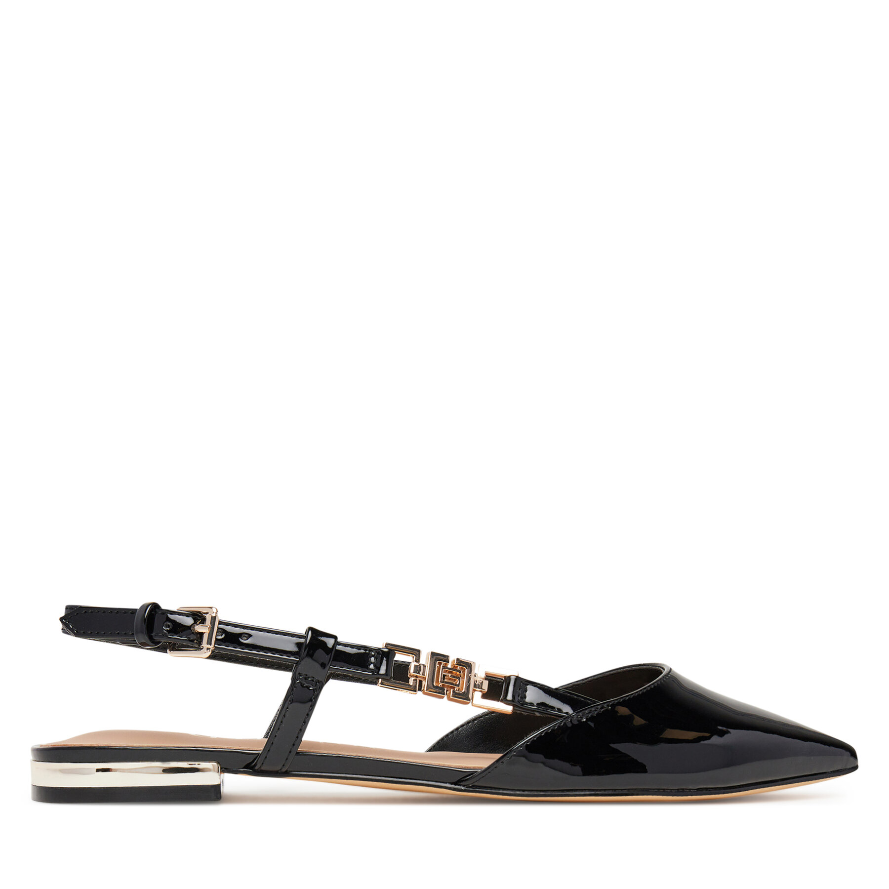 Guess Baleriny FLTFR2 PAF05 Czarny