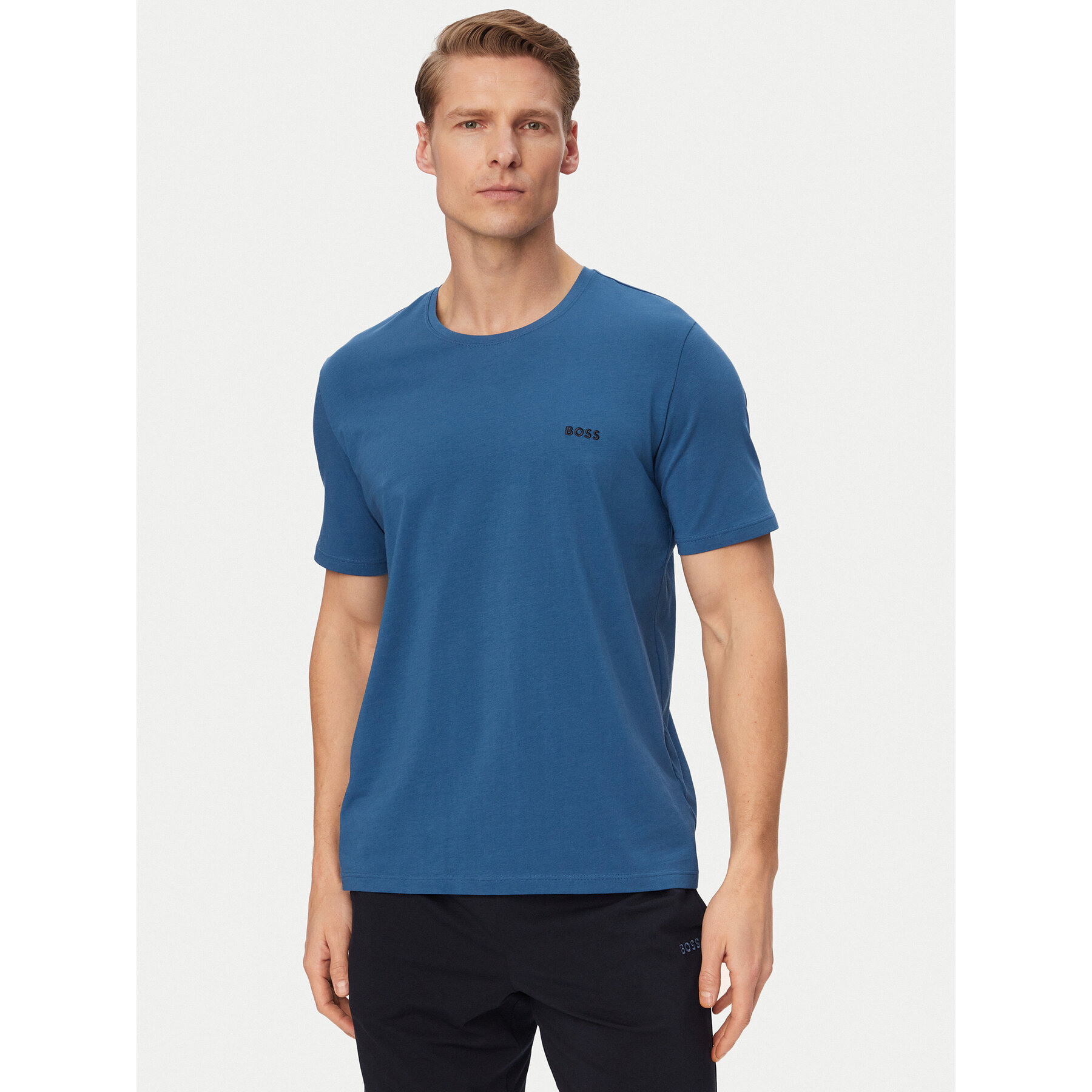 BOSS T-Shirt Mix&Match 50515312 Niebieski Regular Fit