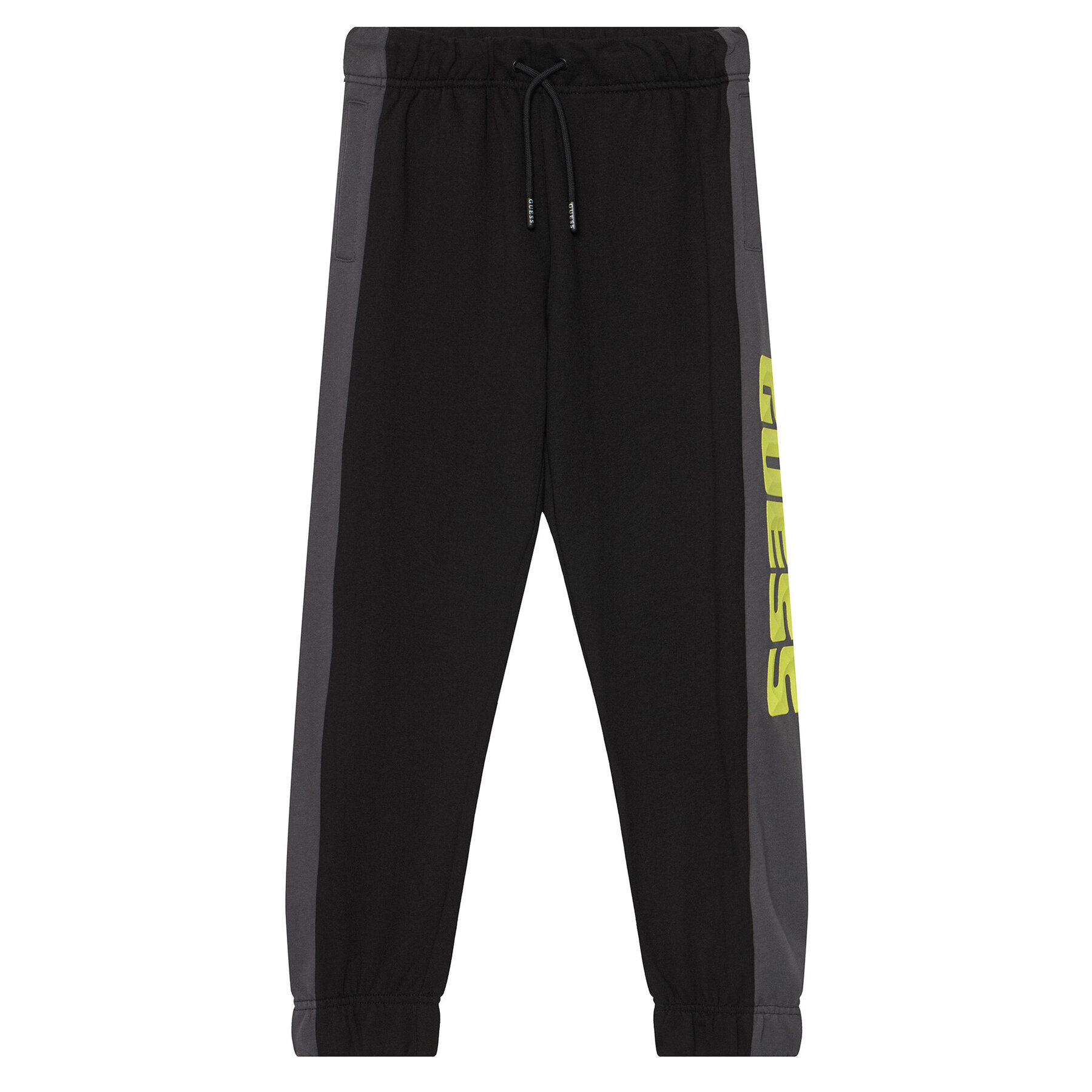 Guess Spodnie dresowe L6RB01 KA6R4 Czarny Regular Fit