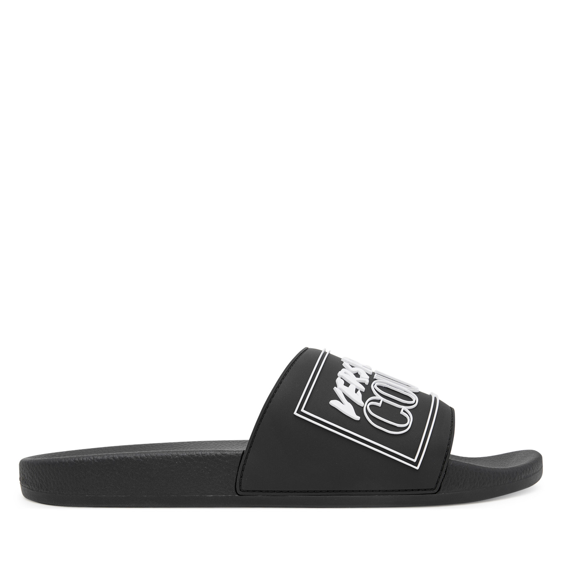 Versace Jeans Couture Klapki 79YA3SQ3 ZSC22 899 Czarny