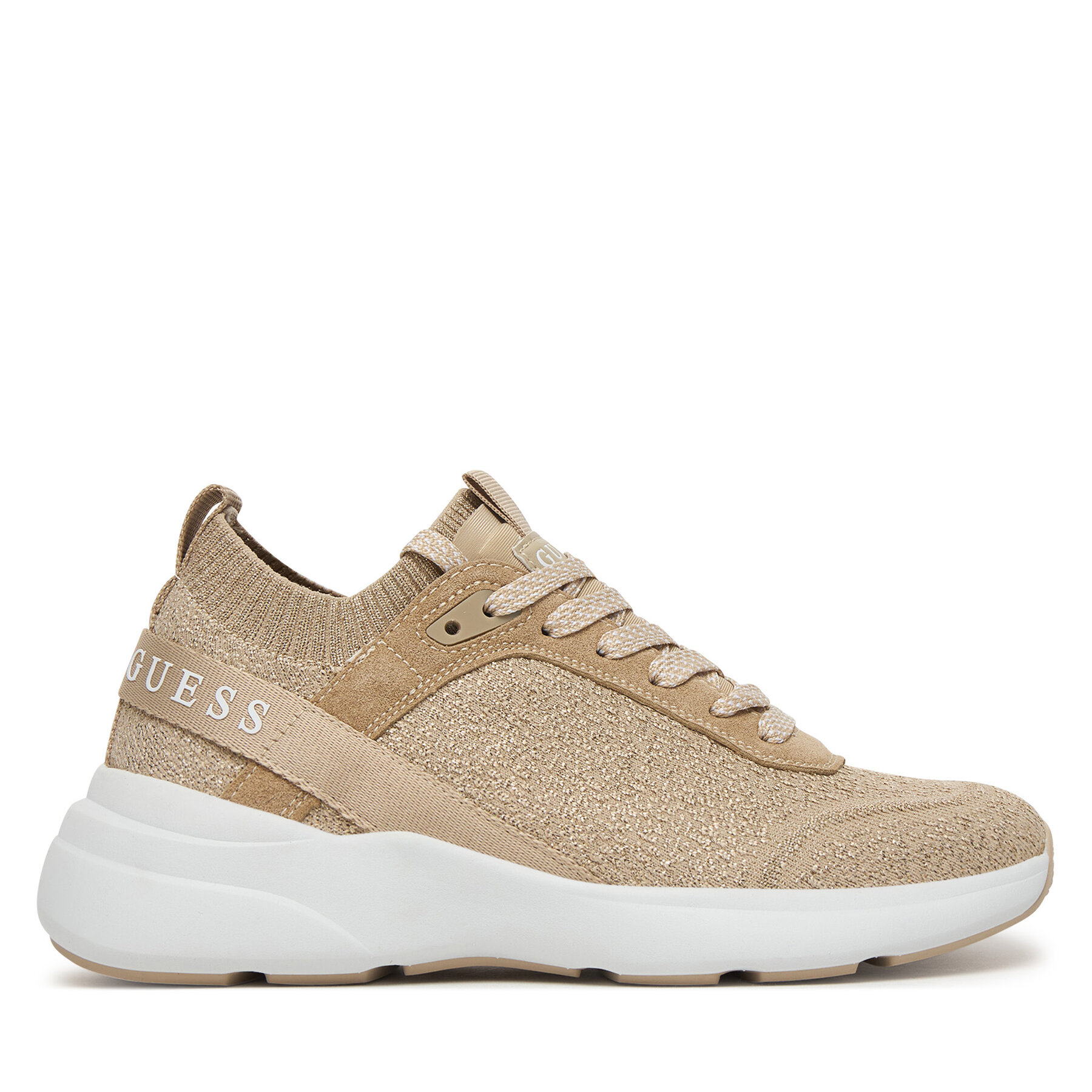 Guess Sneakersy FLJMLD FAB12 Beżowy