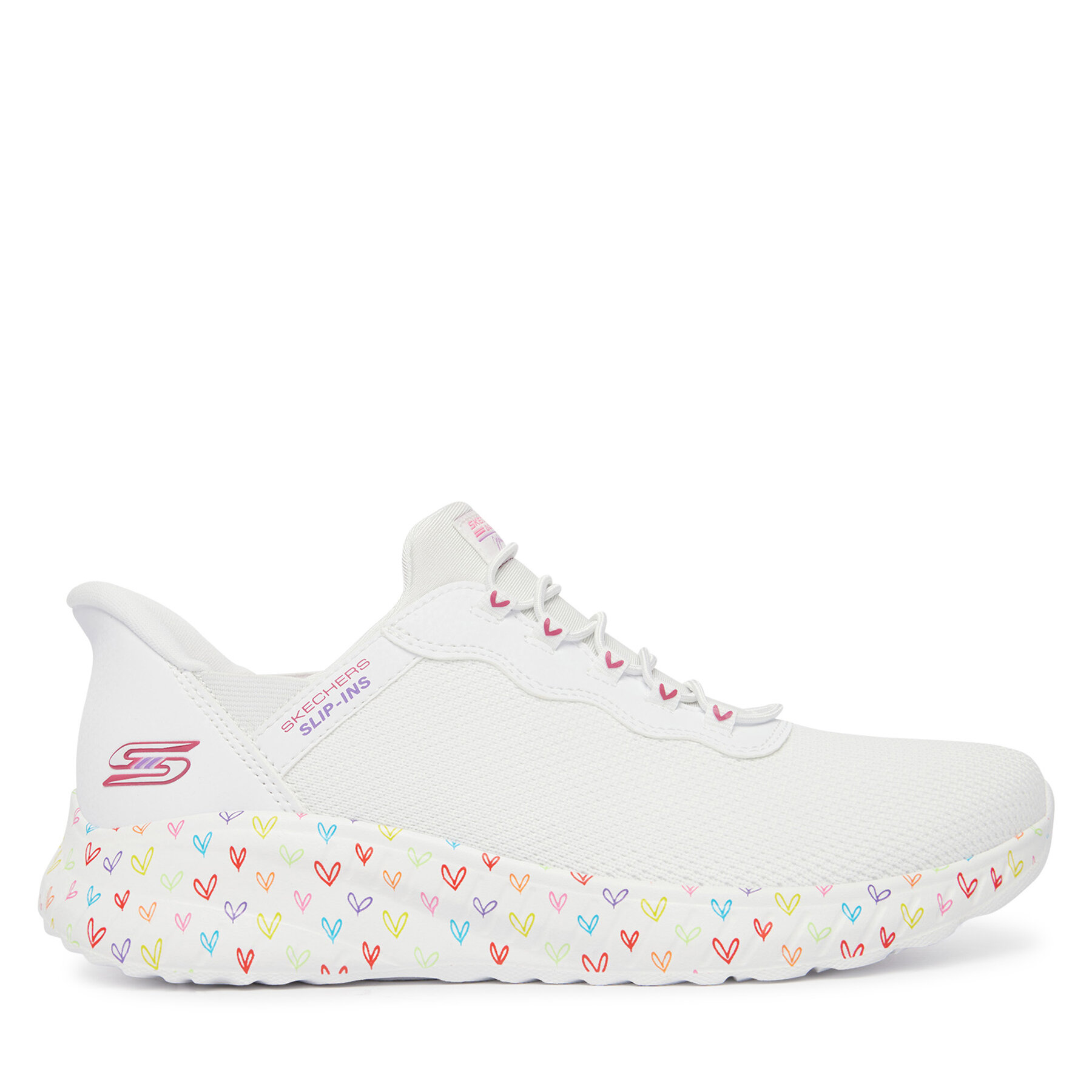 Skechers Sneakersy BOBS Sport Squad Chaos 117249/WHT Biały