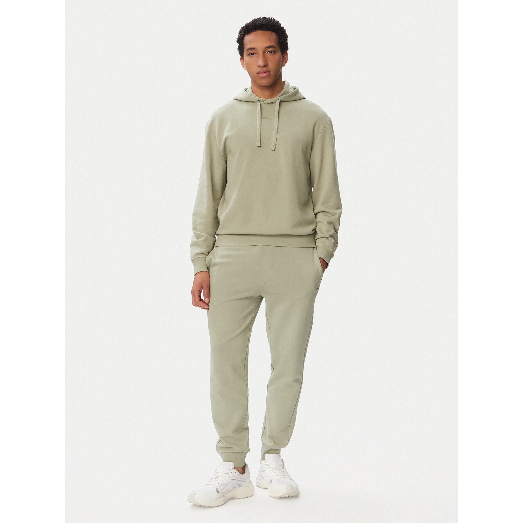 HUGO Dres Tracksuit Dapodayote 50492581 Zielony jasny Relaxed Fit