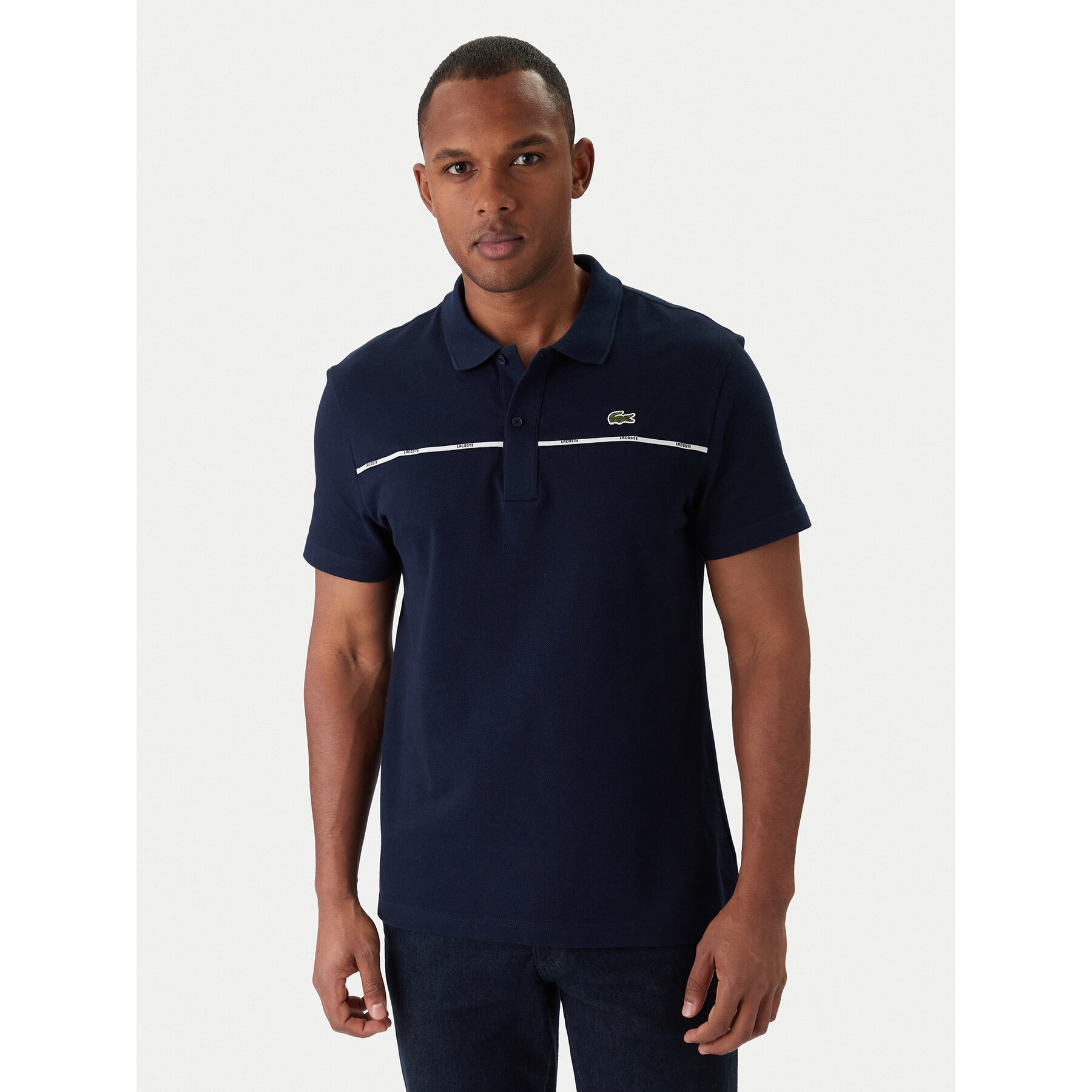 Lacoste Polo PH9863 Granatowy Regular Fit