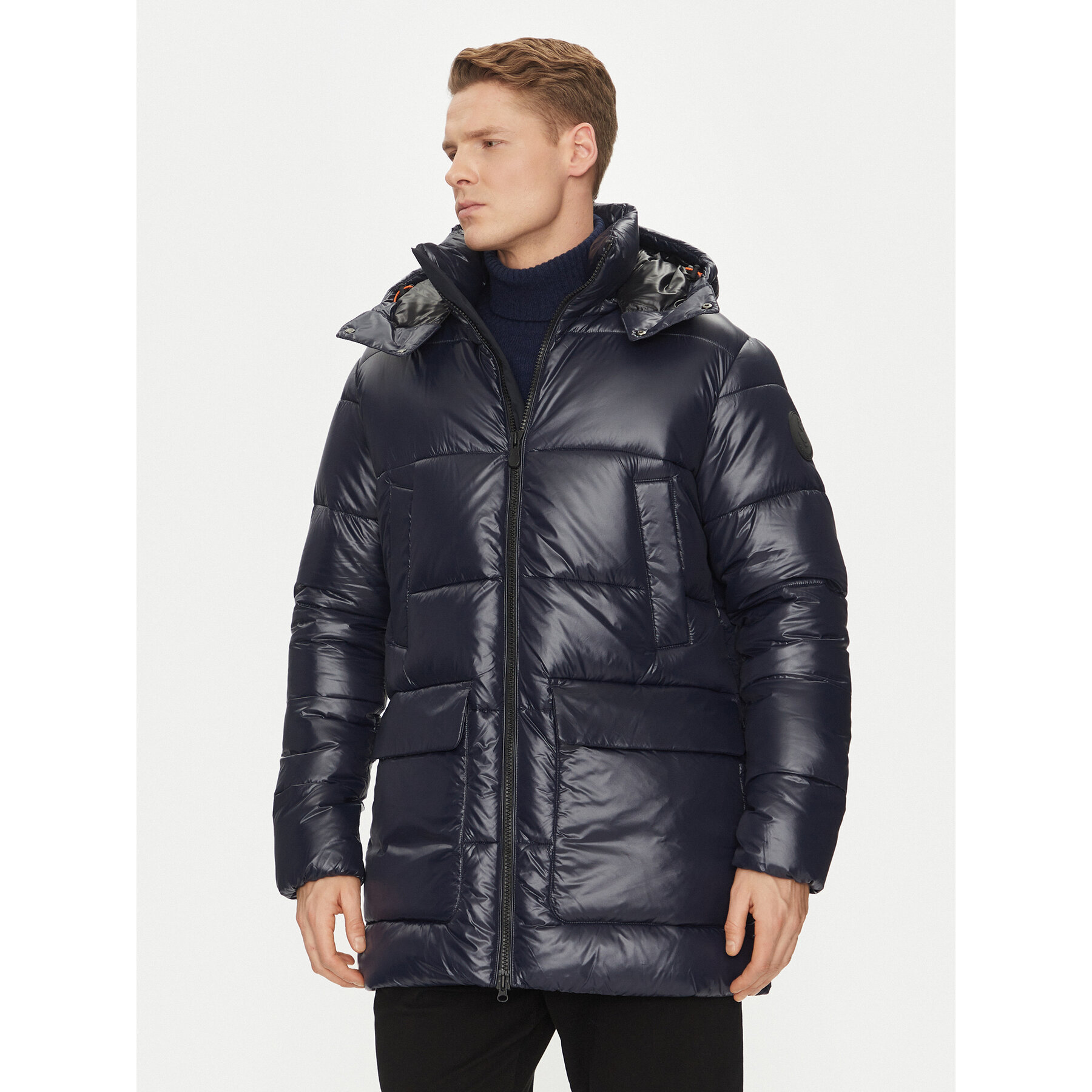 Save The Duck Kurtka zimowa D40292M LUCK19 Granatowy Regular Fit