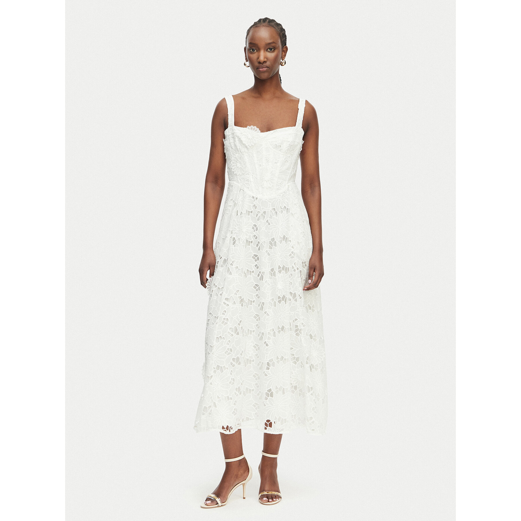 Bardot Sukienka koktajlowa Adaline 58655DB4 Biały Regular Fit