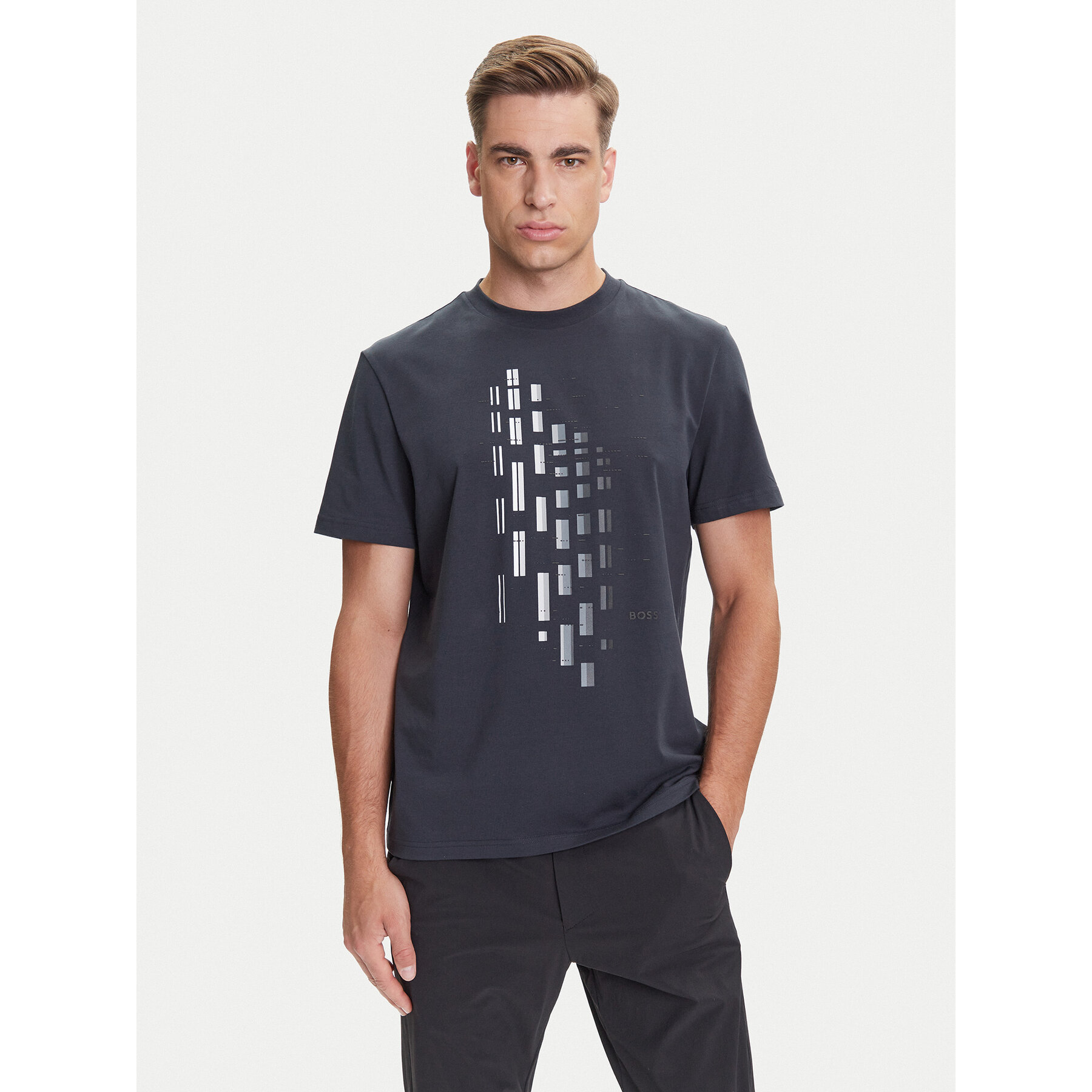BOSS T-Shirt GRX Zone 50543808 Granatowy Regular Fit
