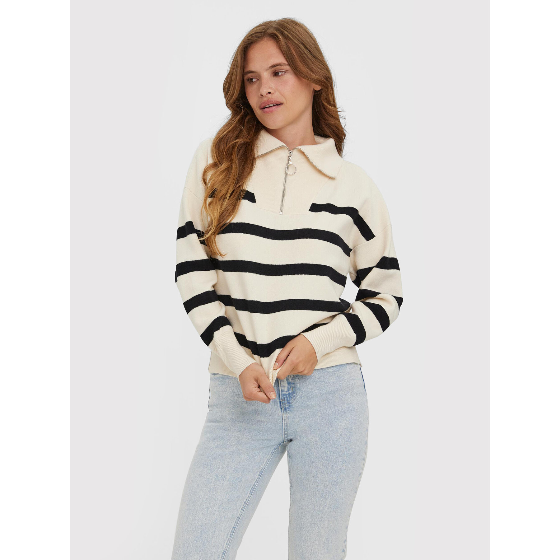 Vero Moda Sweter Saba 10269246 Kolorowy Relaxed Fit