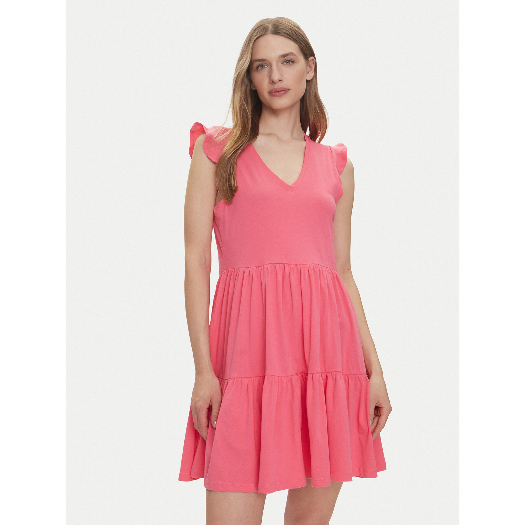 ONLY Sukienka letnia May 15226992 Różowy Regular Fit