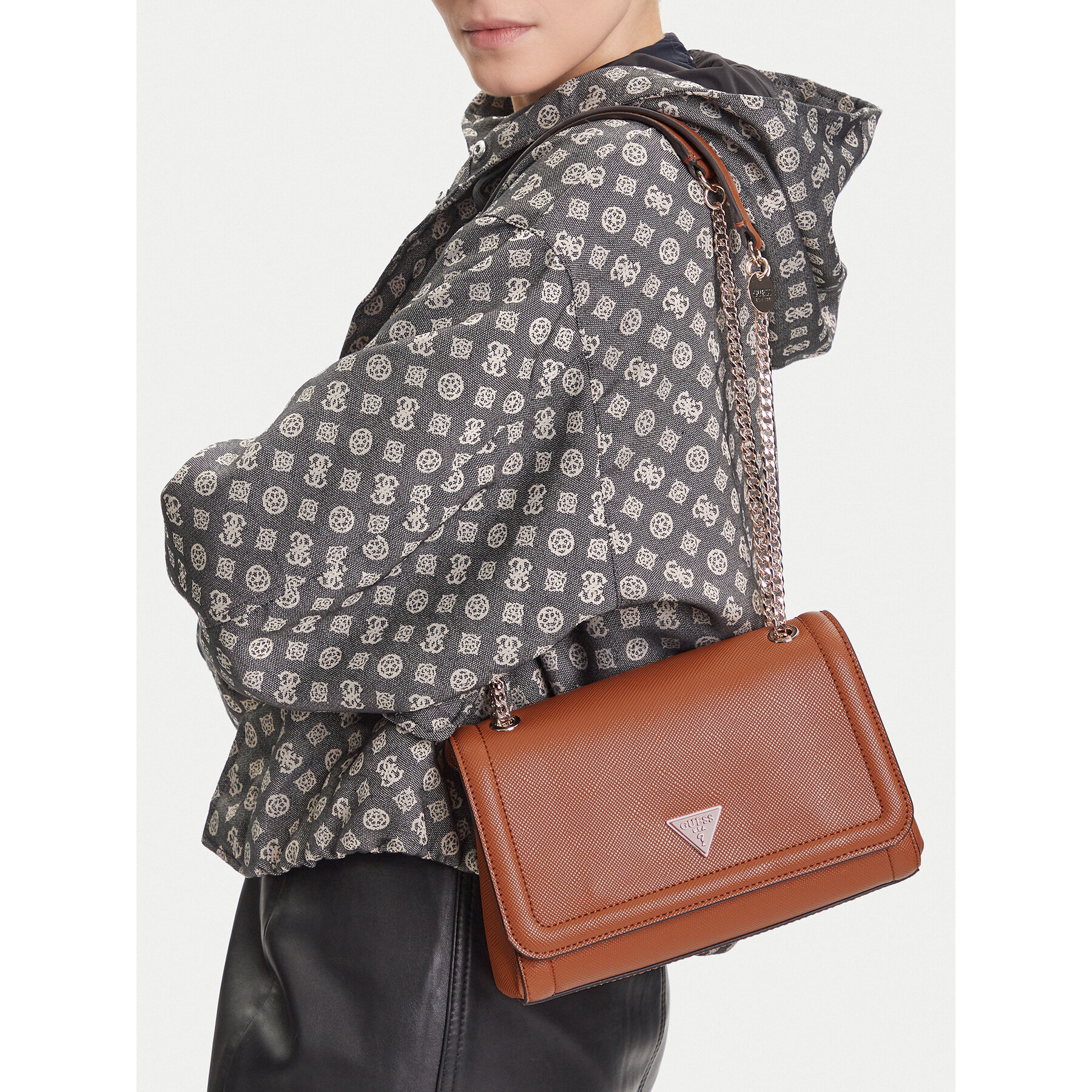 Guess Torebka Noelle II HWZG96 72210 Brązowy