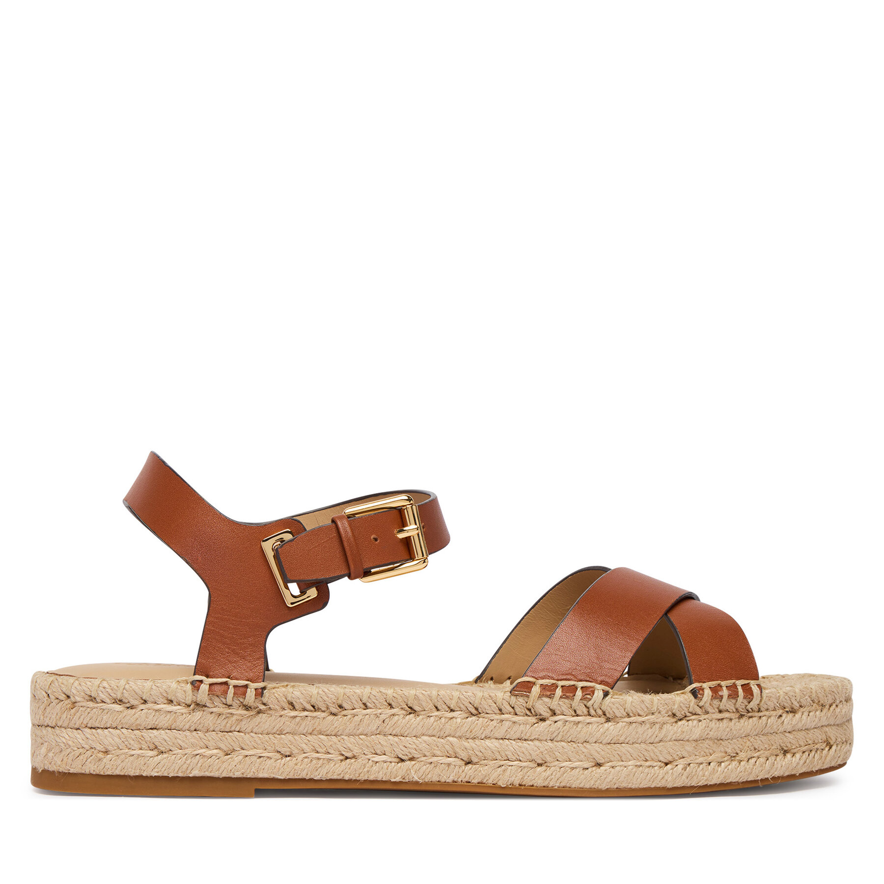 LAUREN RALPH LAUREN Espadryle 802P06400001 Brązowy