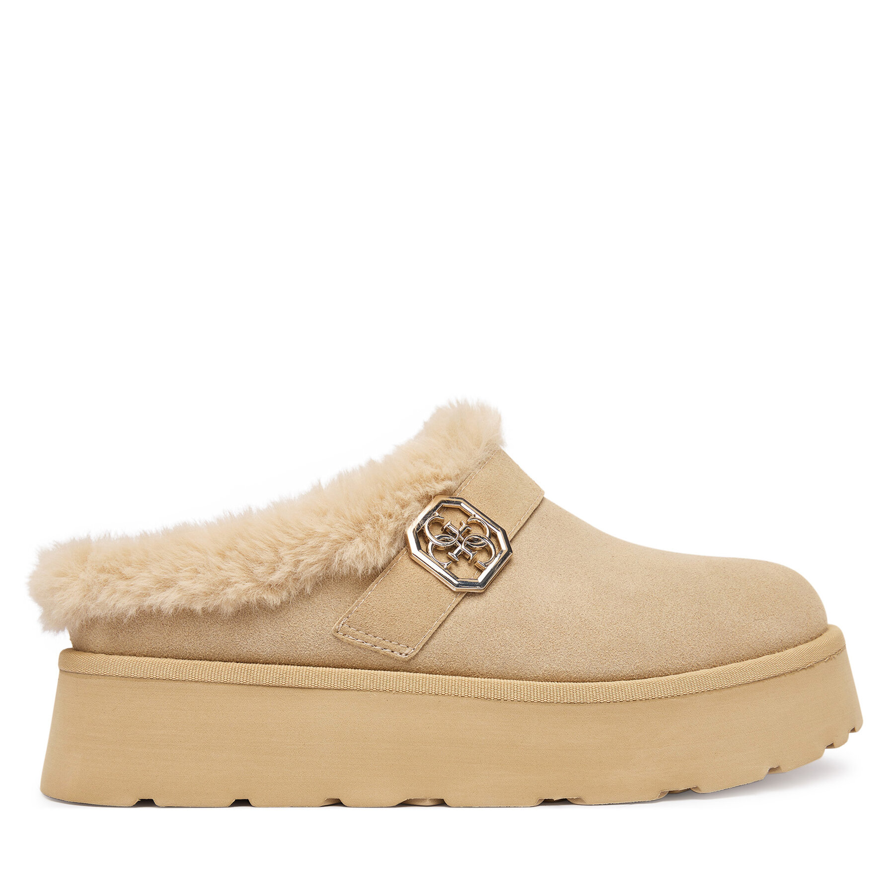 Guess Śniegowce FLFDOC ESU06 Beżowy