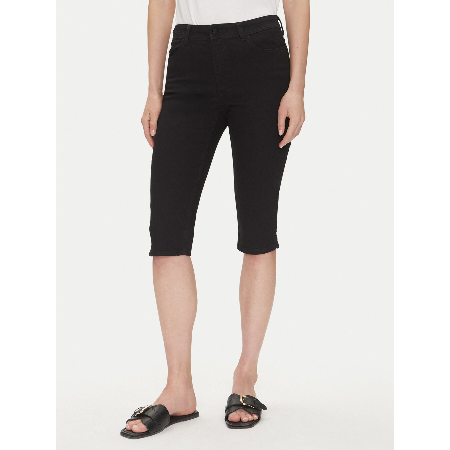 JDY Jeansy Moon 15347473 Czarny Skinny Fit