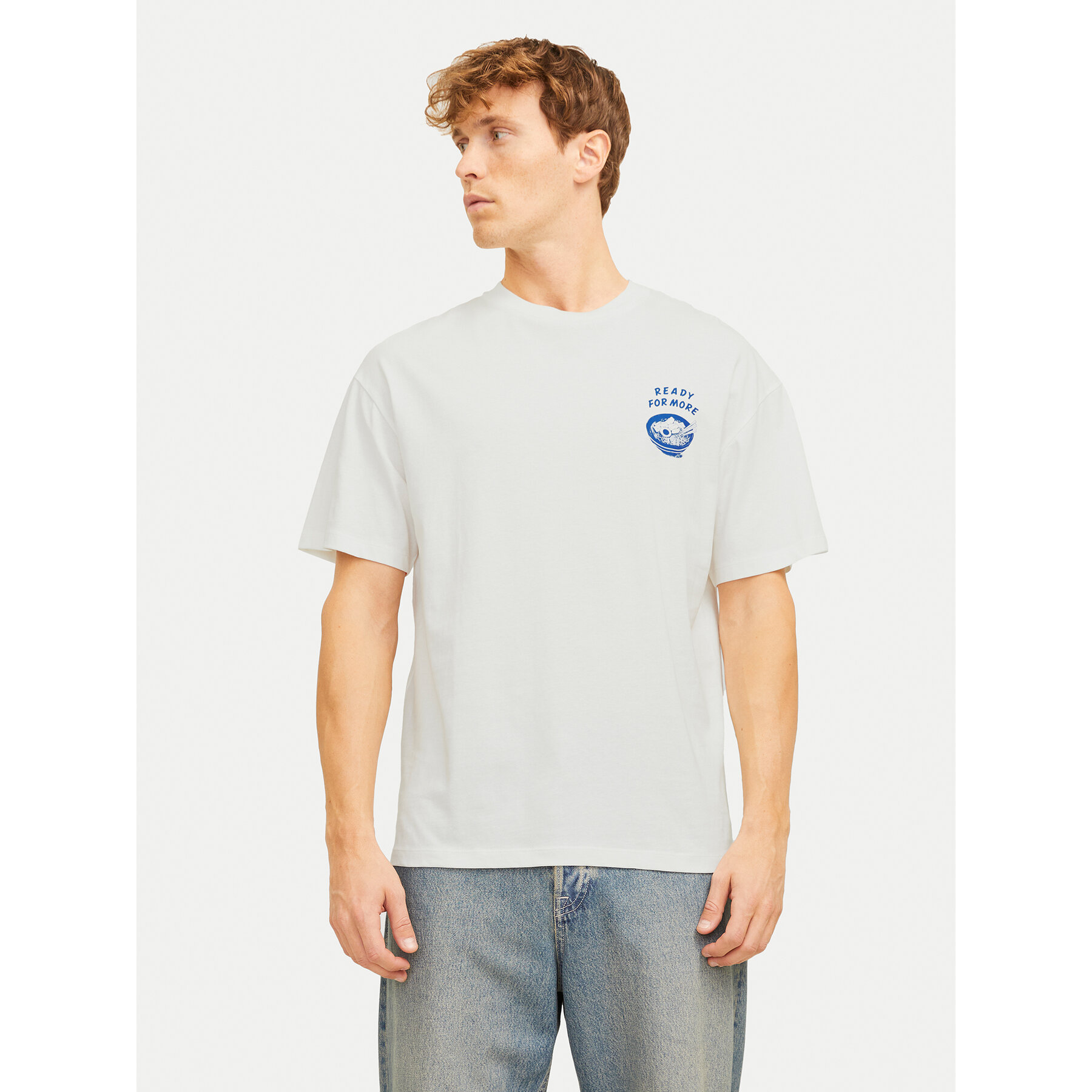 Jack & Jones T-Shirt Charge 12269384 Biały Relaxed Fit