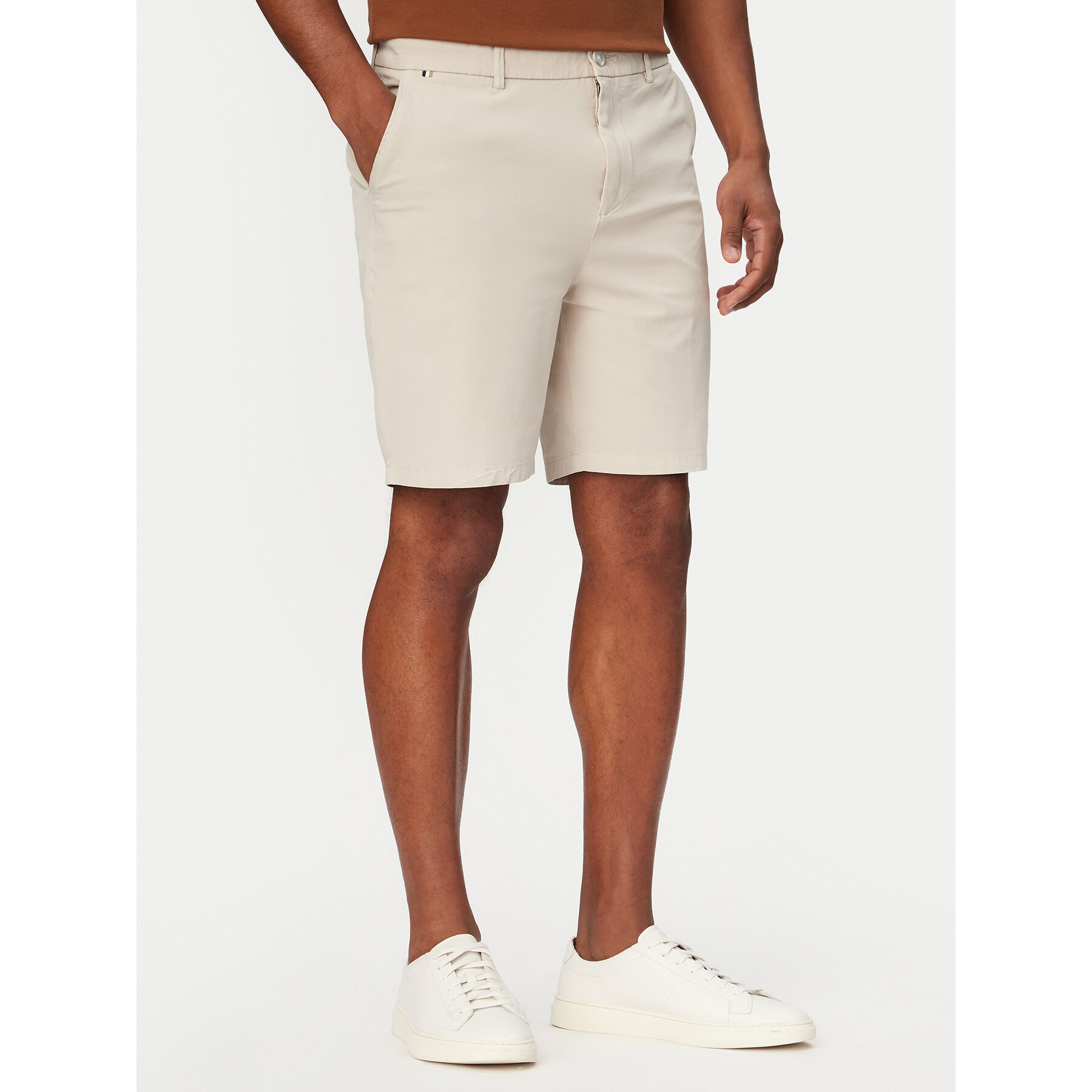 BOSS Szorty materiałowe H-Kane1 50555235 Szary Modern Fit