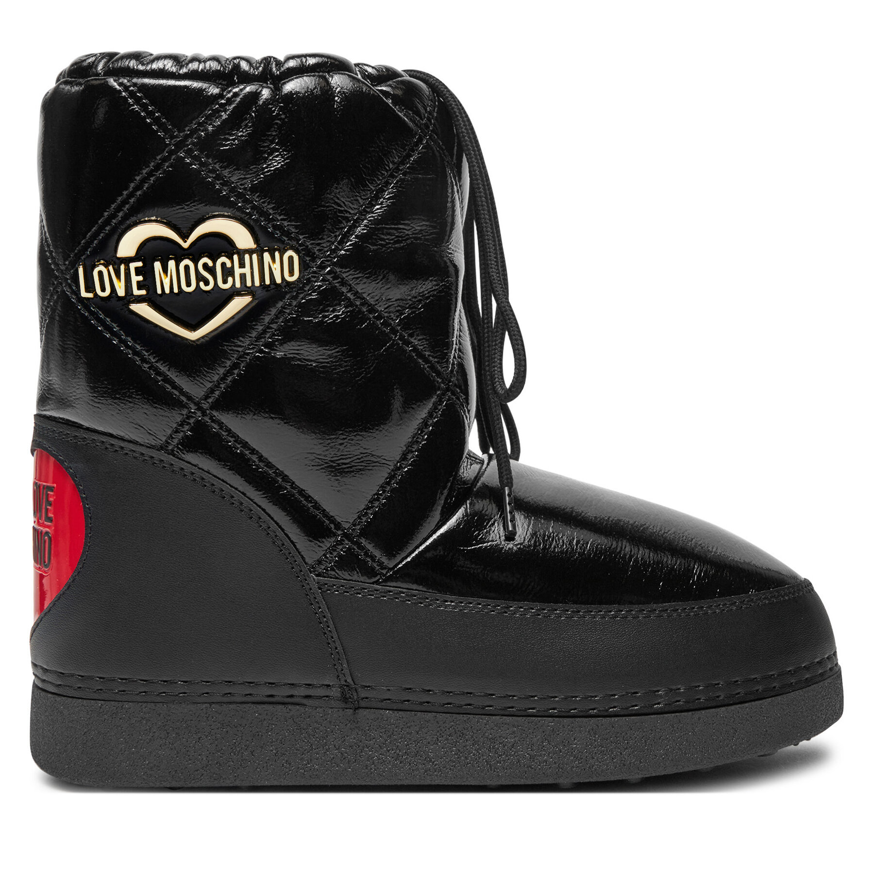 LOVE MOSCHINO Śniegowce JA24982G0LEB1000 Czarny