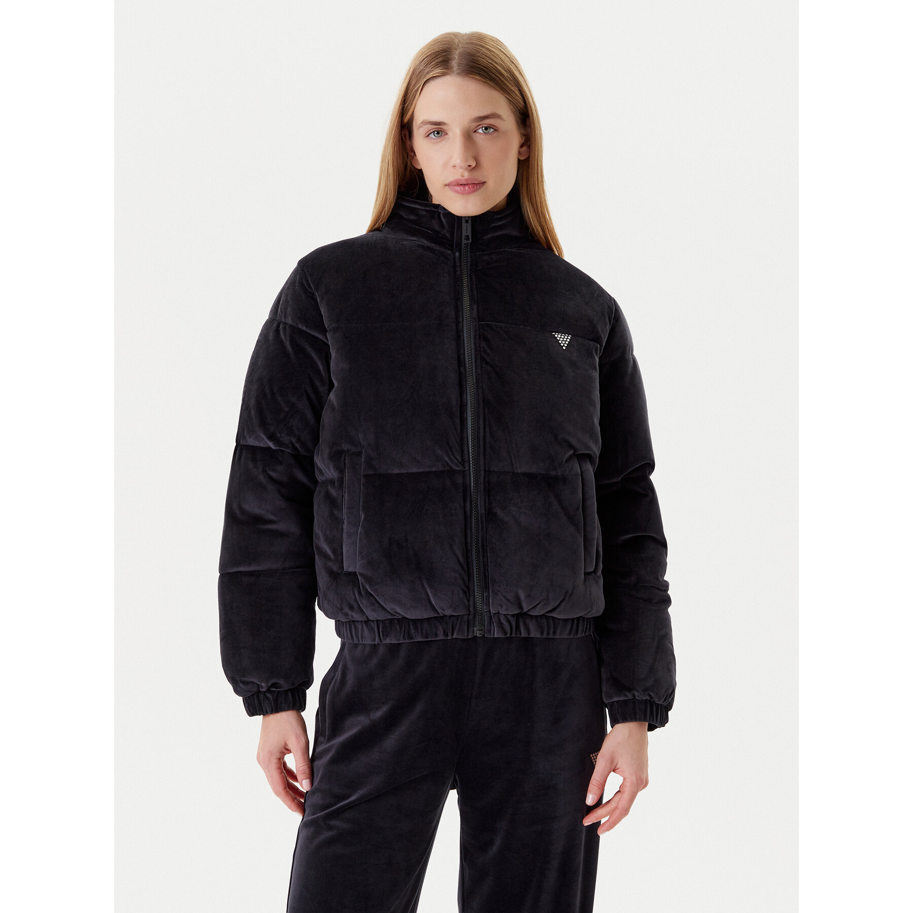 Guess Kurtka zimowa V4BL03 K0232 Czarny Regular Fit