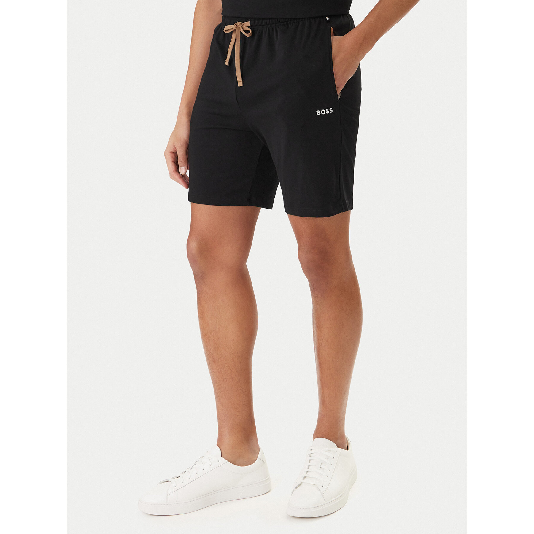 BOSS Szorty sportowe Mix&Match 50515314 Czarny Regular Fit