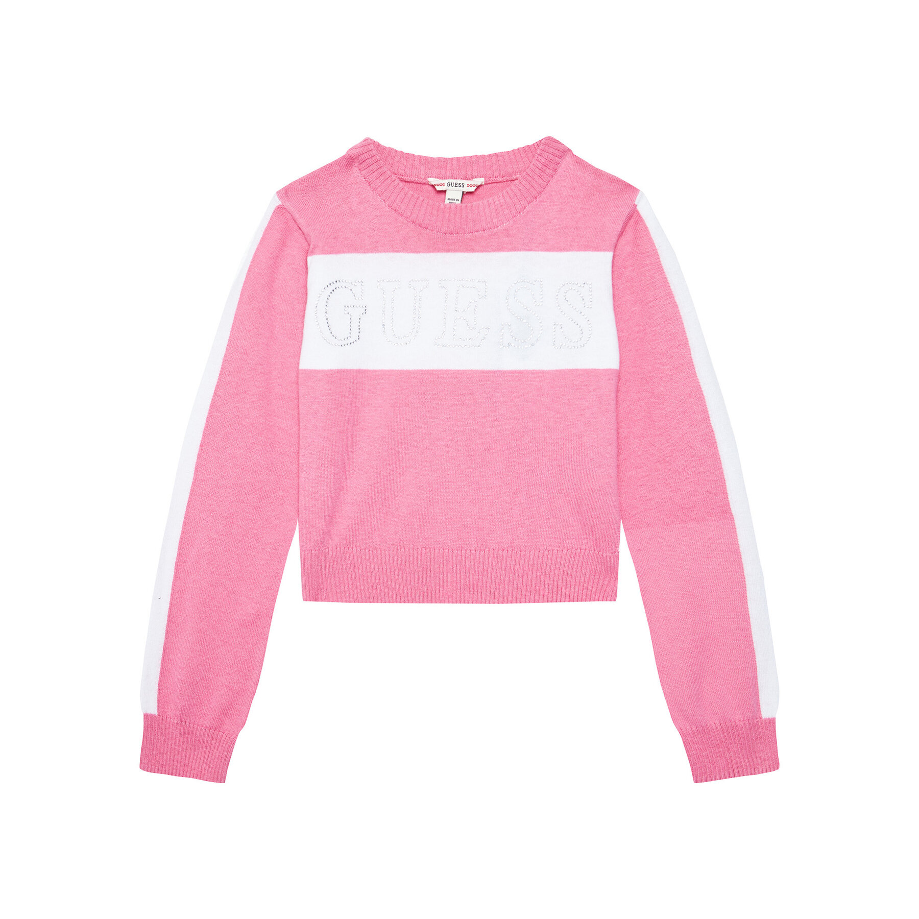 Guess Sweter J5YR00 Z3GW0 Różowy Regular Fit