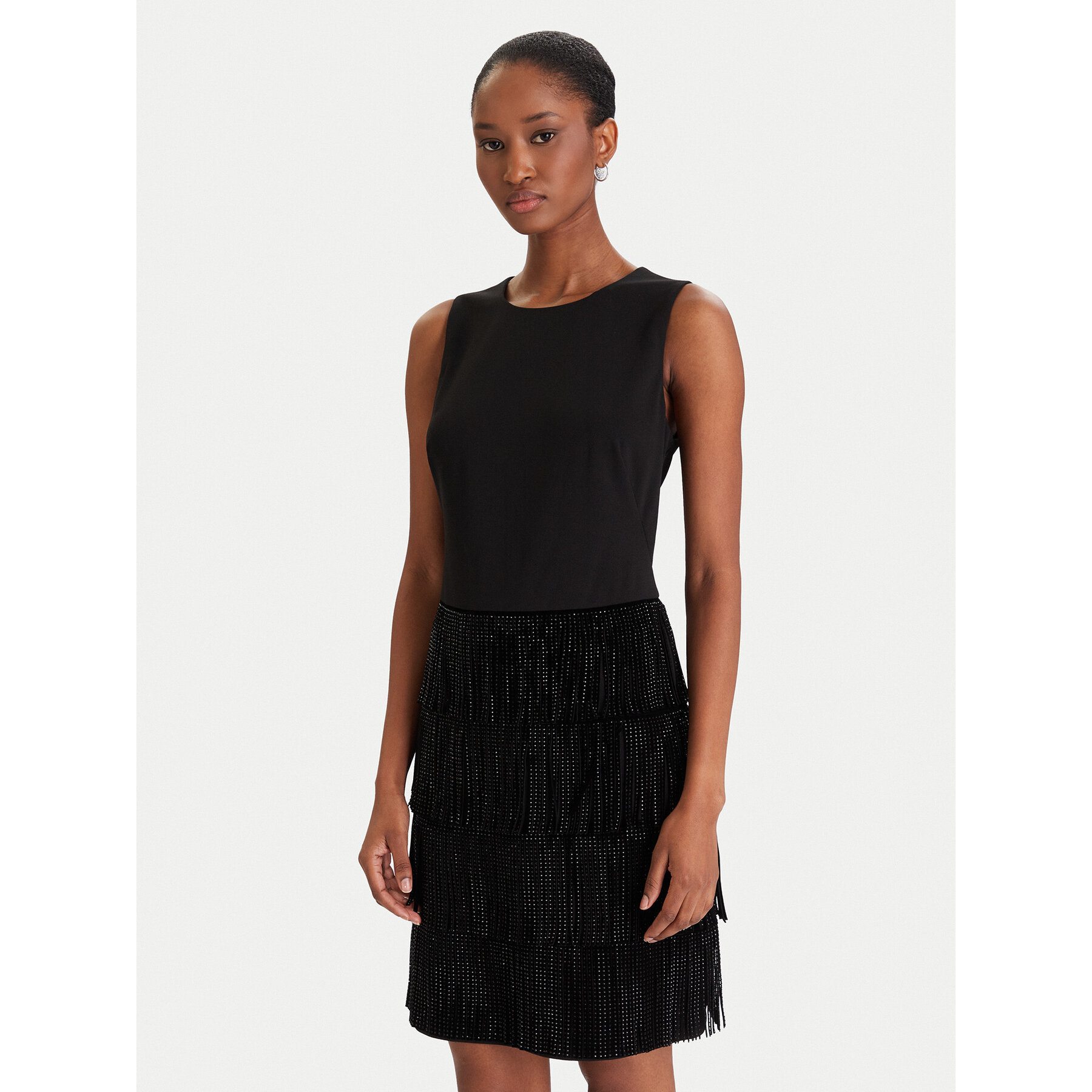 DKNY Sukienka koktajlowa DD5I1B50 Czarny Slim Fit