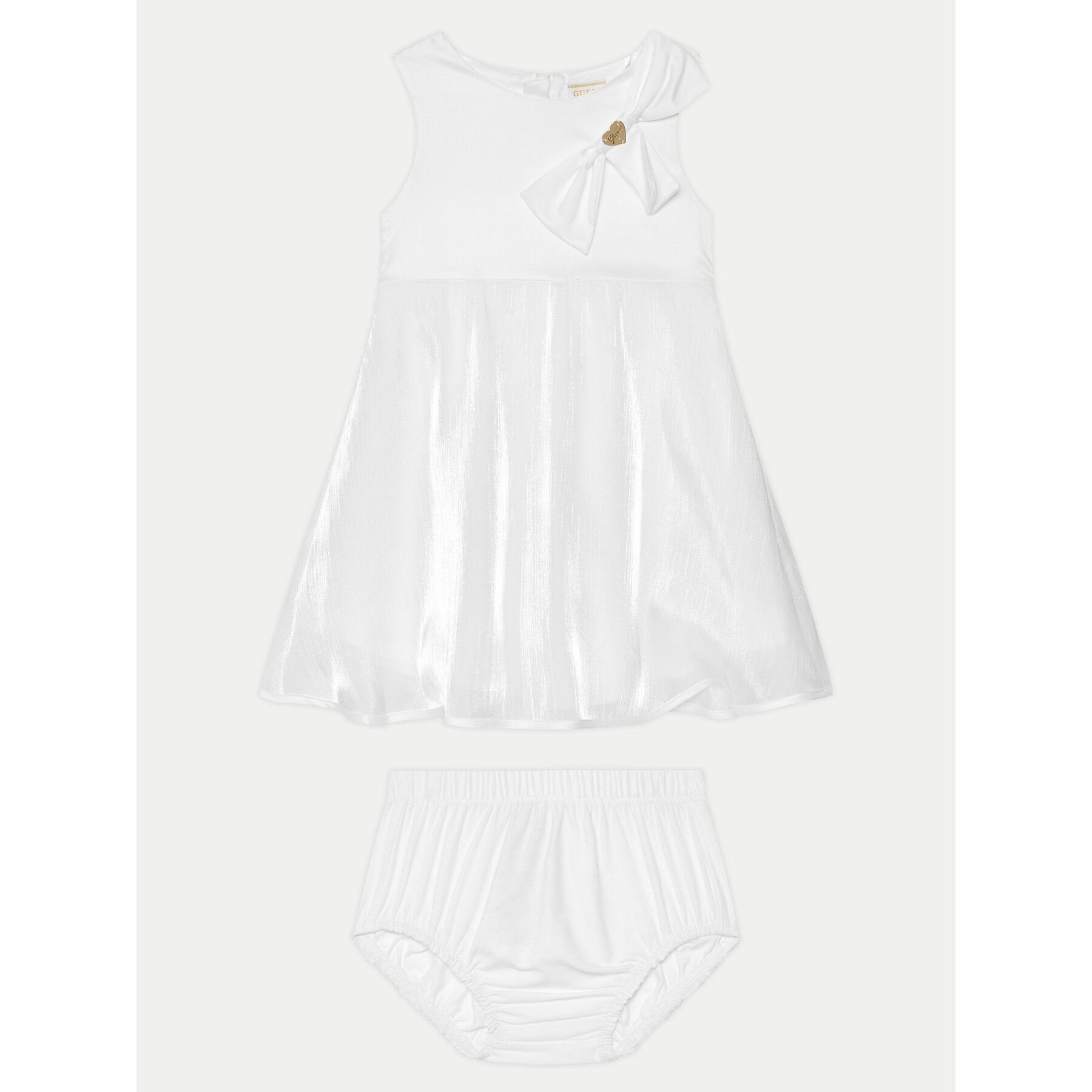 Guess Sukienka codzienna A5RK10 WFE70 Biały Regular Fit