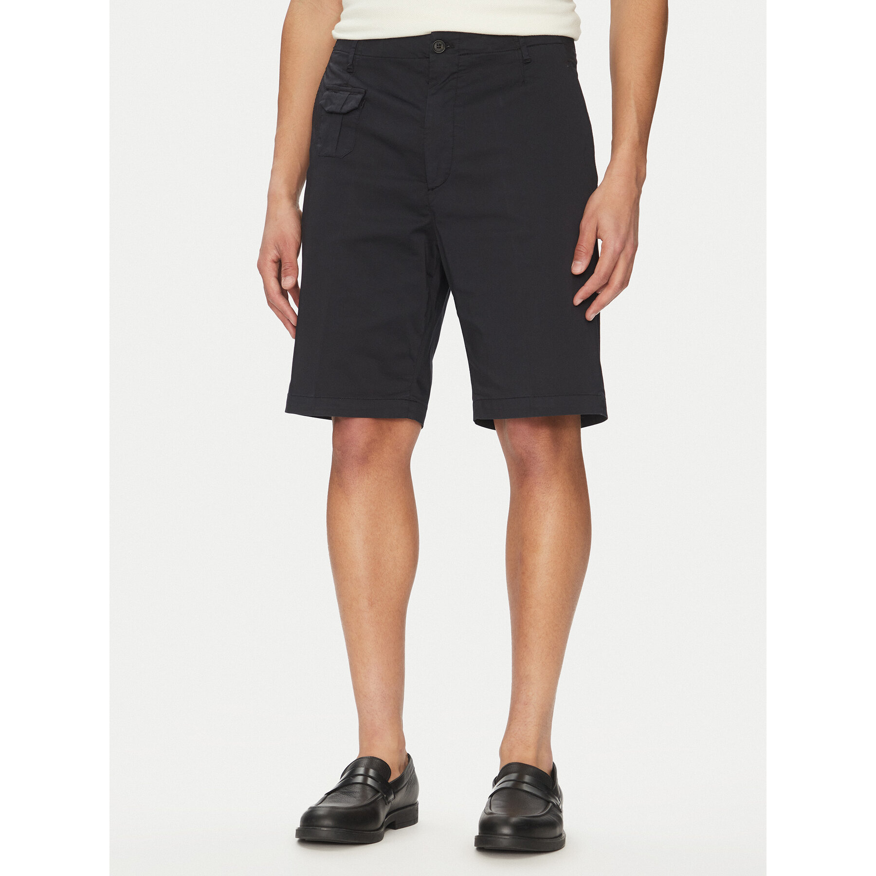Liu Jo Szorty materiałowe QA5199 T8588 Granatowy Regular Fit
