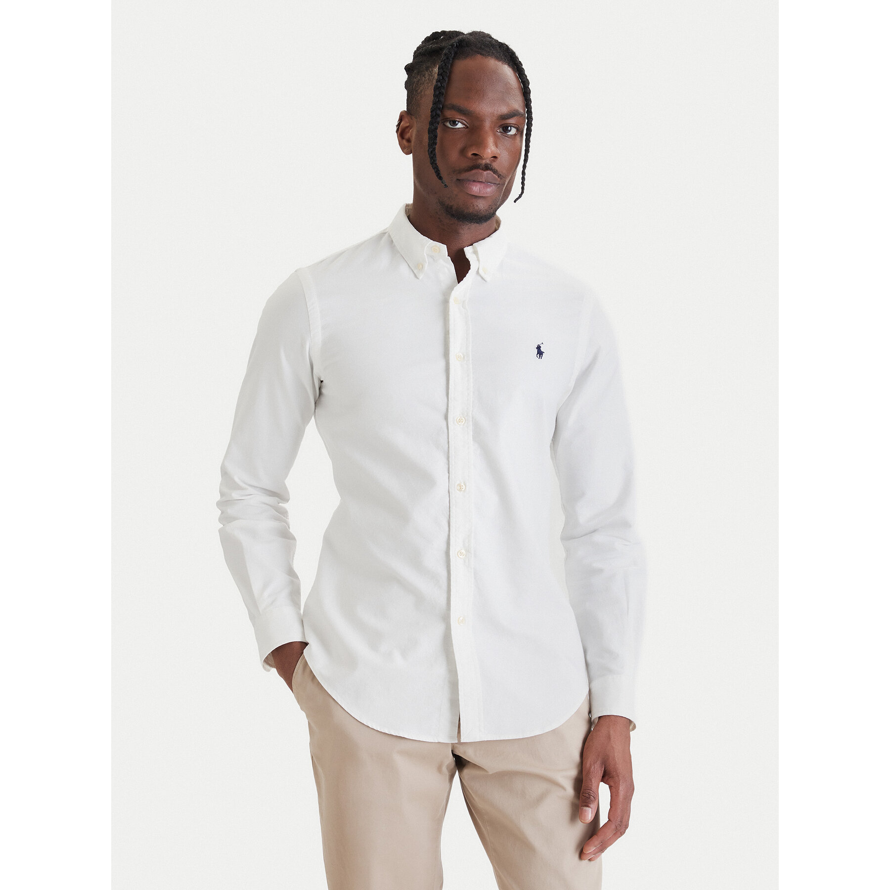 Polo Ralph Lauren Koszula Classics 710736557 Biały Slim Fit