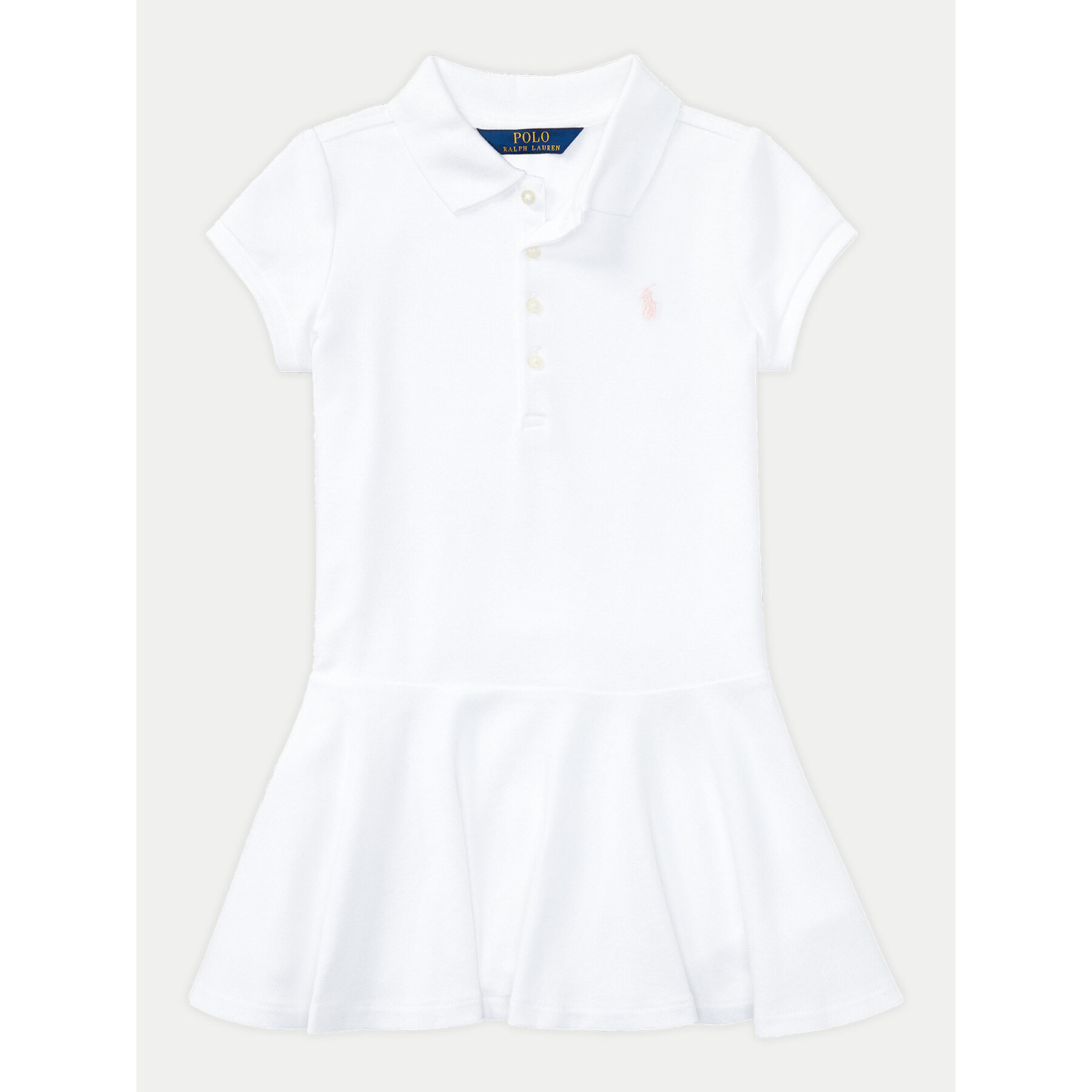 Polo Ralph Lauren Sukienka codzienna 313624740003 Biały Regular Fit