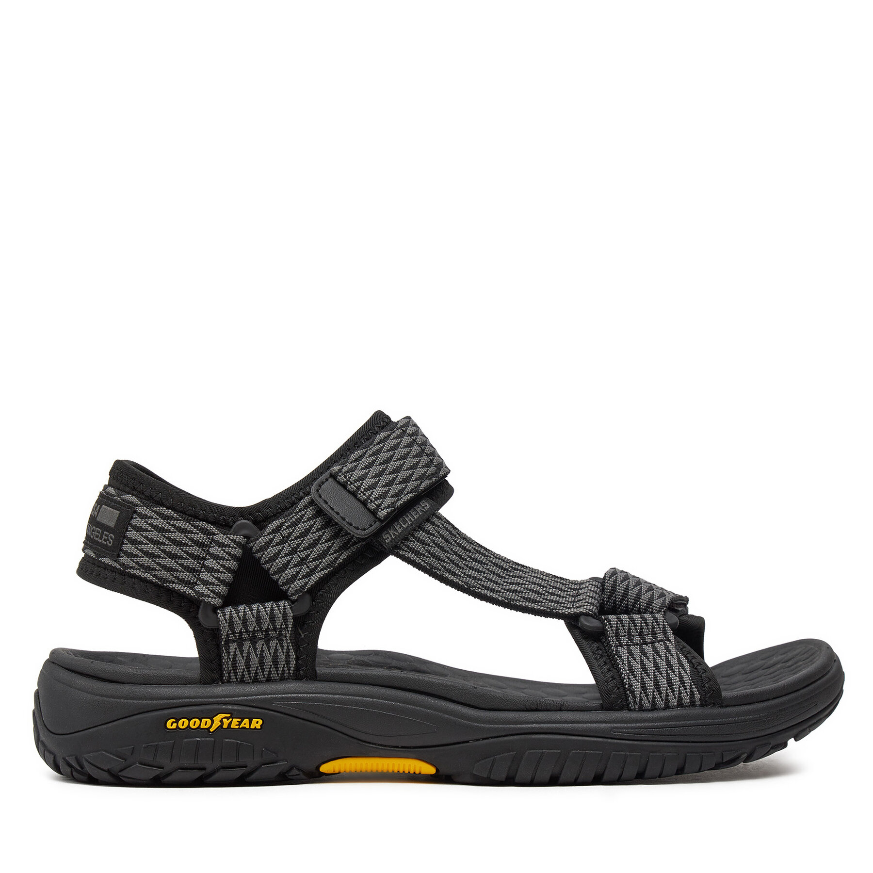 Skechers Sandały Lomell-Rip Tide 204351/BKGY Czarny